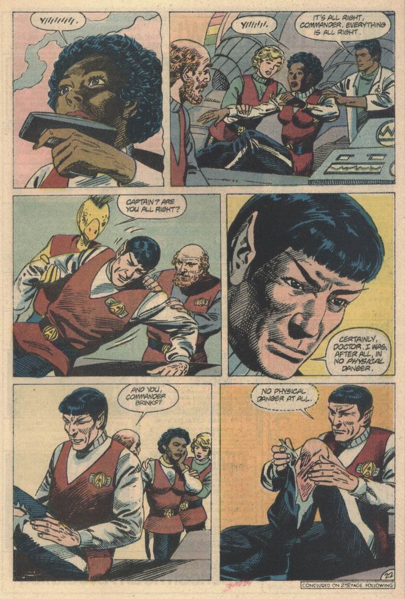 Read online Star Trek (1984) comic -  Issue #21 - 23