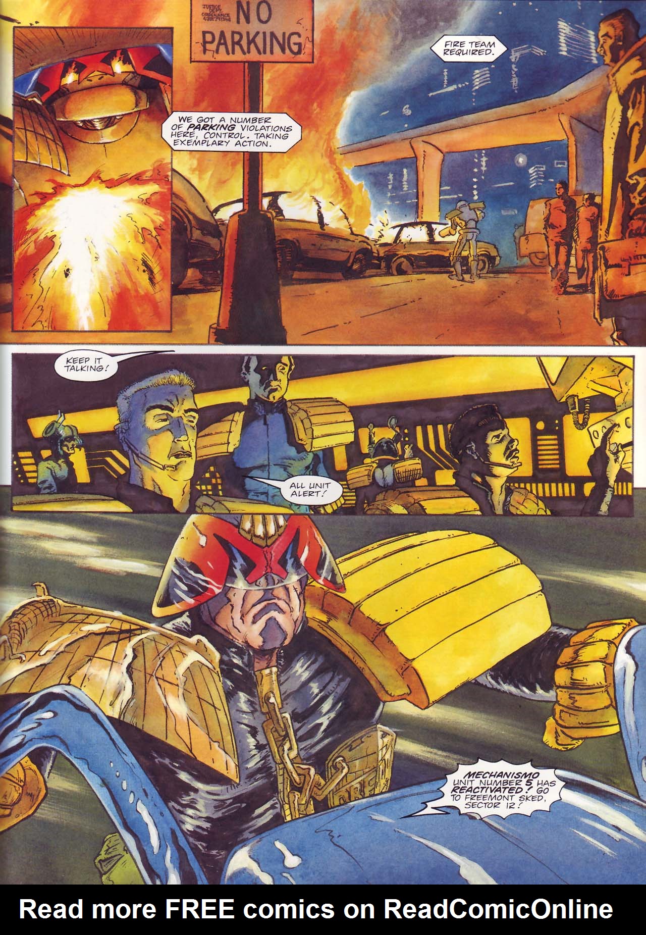 Read online Judge Dredd: Mechanismo comic -  Issue # TPB - 80