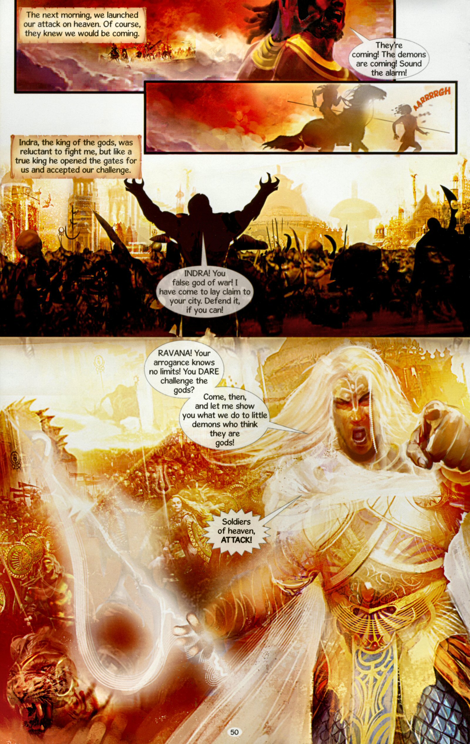 Read online Ravana: Roar of the Demon King comic -  Issue # Full - 53