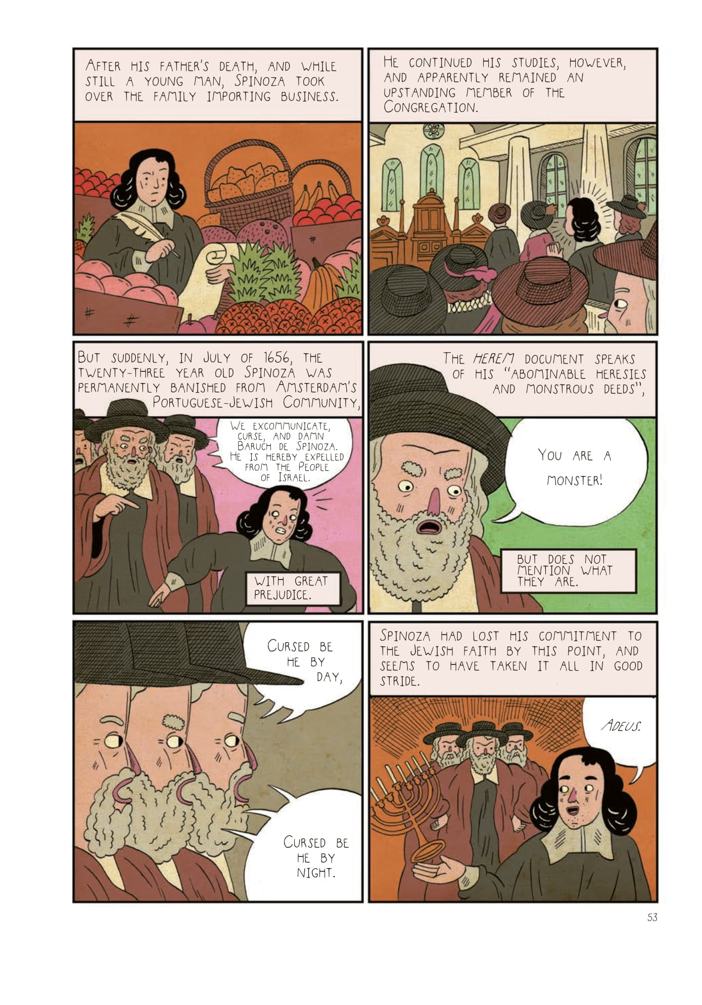 Read online Heretics!: The Wondrous (and Dangerous) Beginnings of Modern Philosophy comic -  Issue # TPB (Part 1) - 54