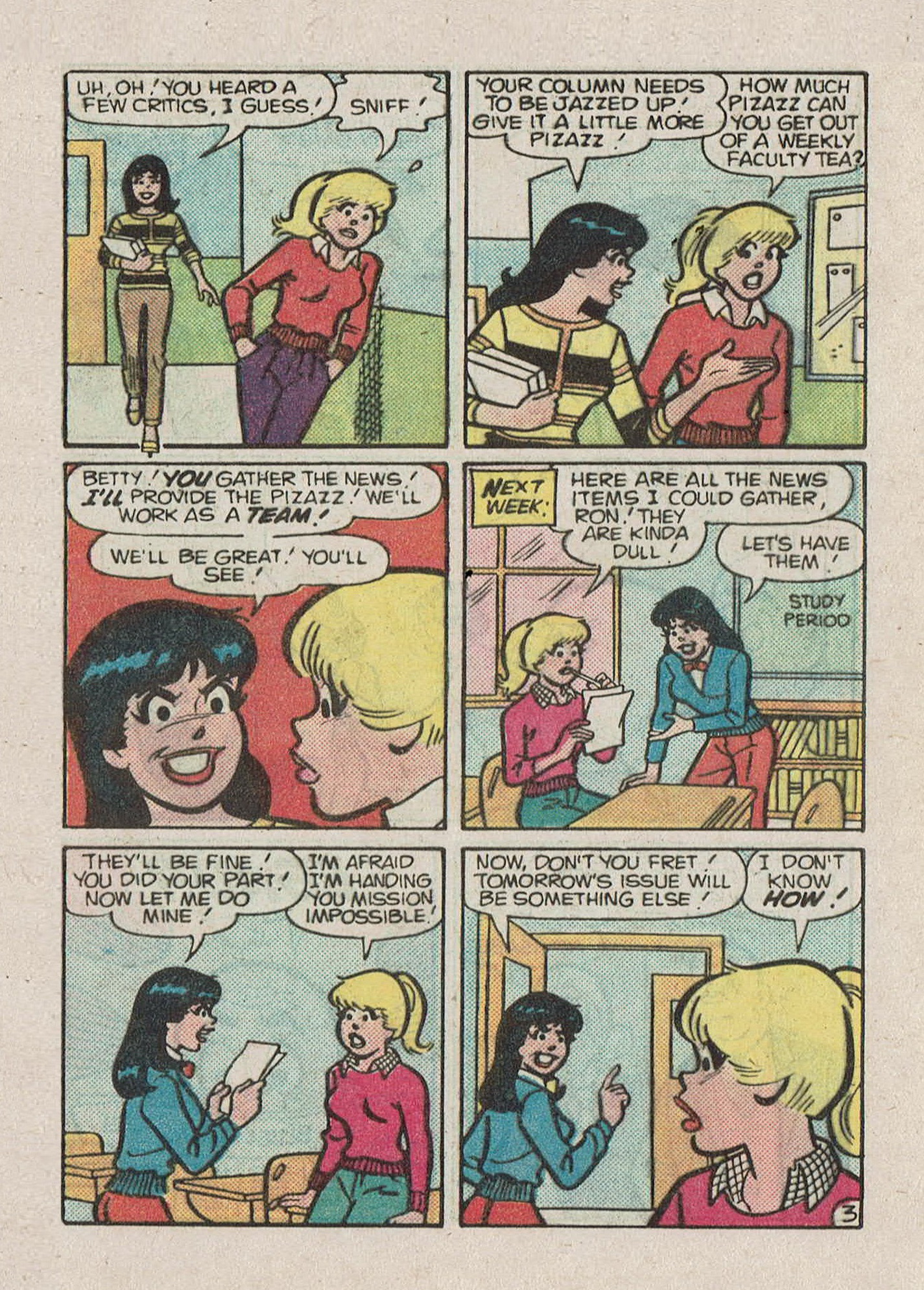 Read online Betty and Veronica Digest Magazine comic -  Issue #34 - 100