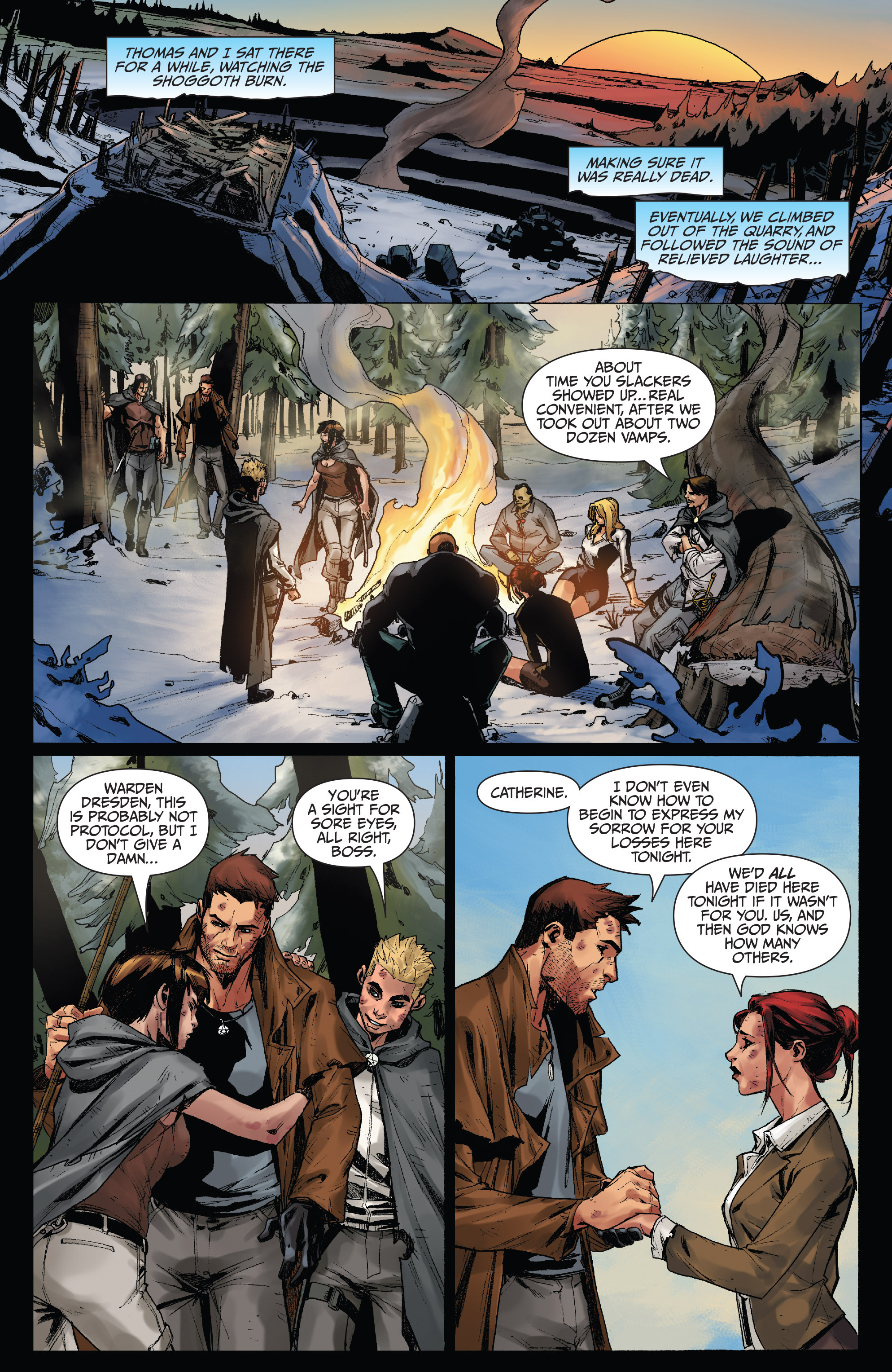 Read online Jim Butcher's The Dresden Files: War Cry comic -  Issue #5 - 30