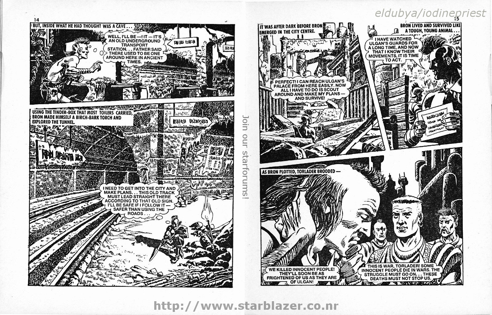 Read online Starblazer comic -  Issue #182 - 9