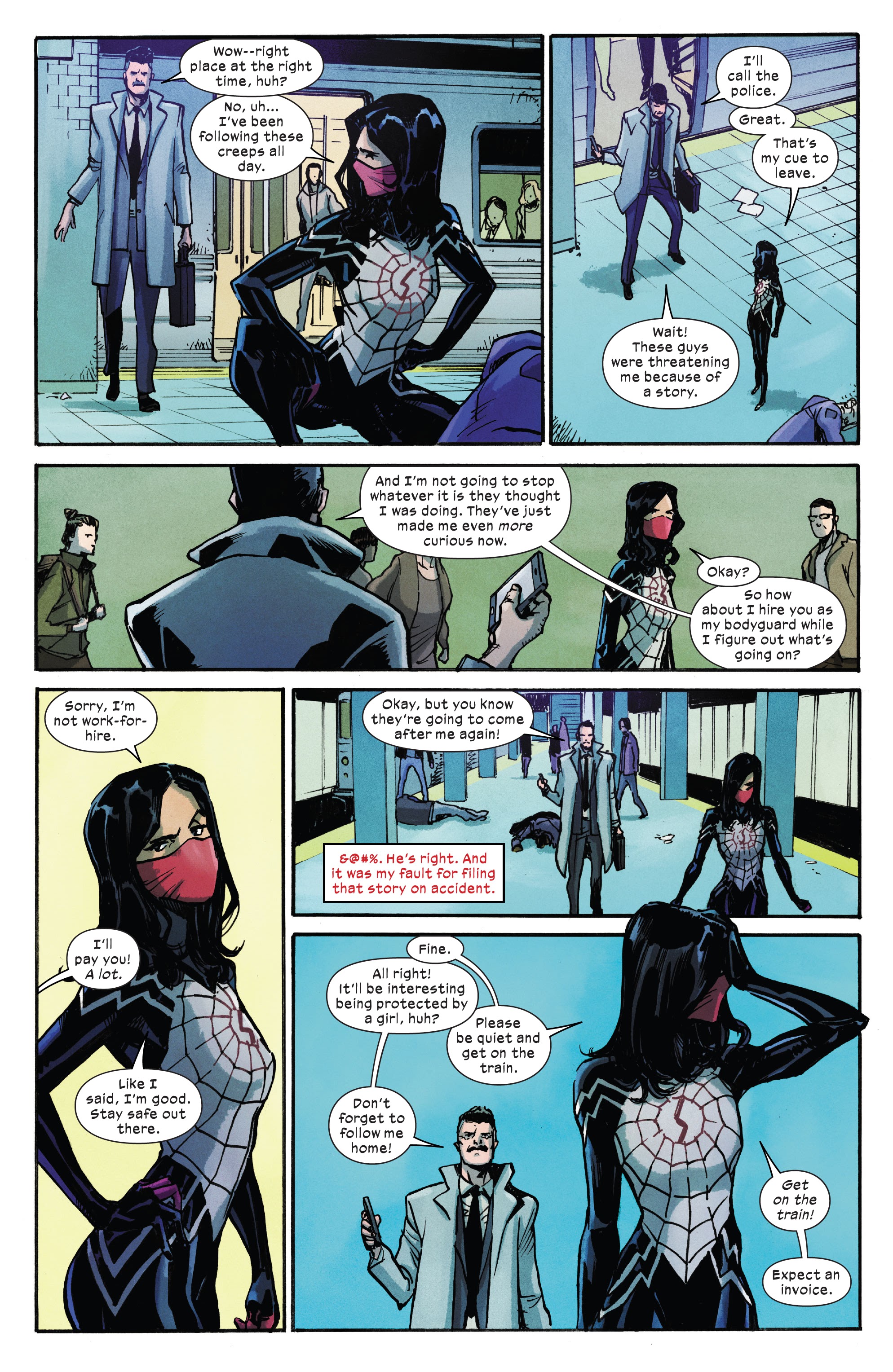 Read online Silk (2021) comic -  Issue #1 - 19