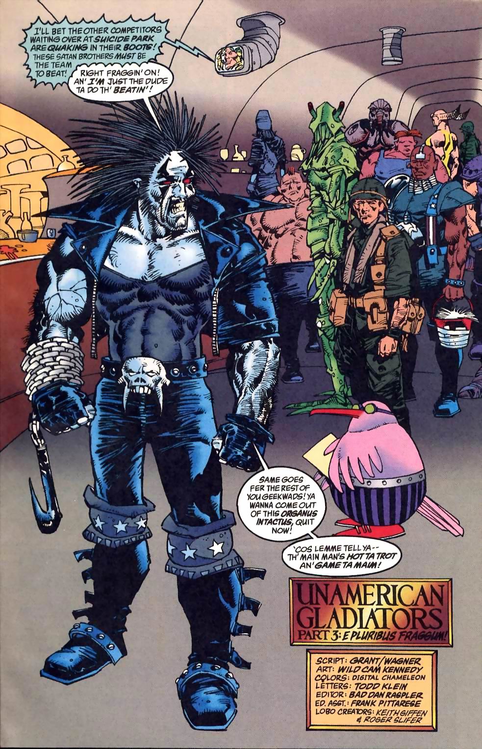 Read online Lobo: Unamerican Gladiators comic -  Issue #3 - 4