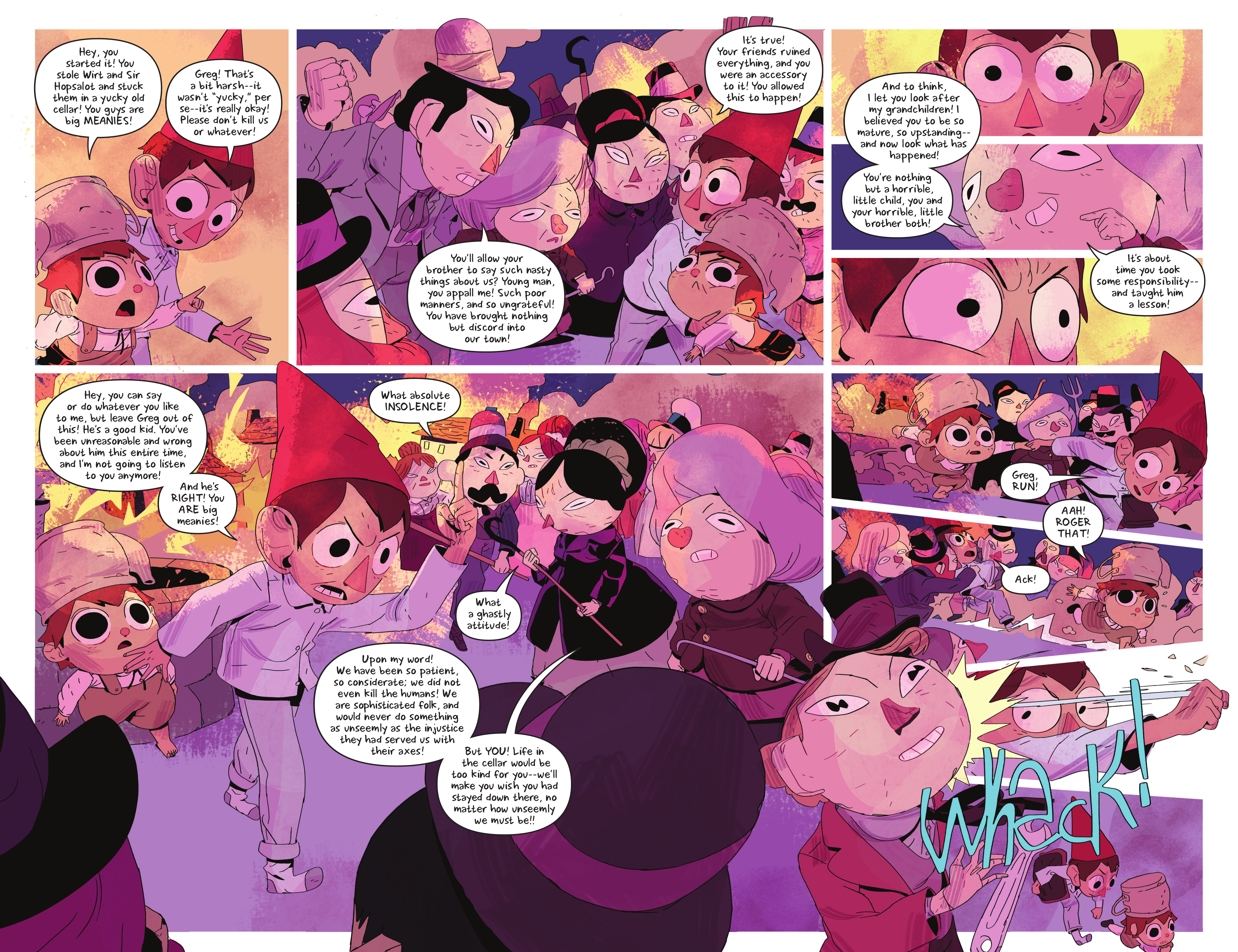 Read online Over the Garden Wall: Hollow Town comic -  Issue # TPB - 110