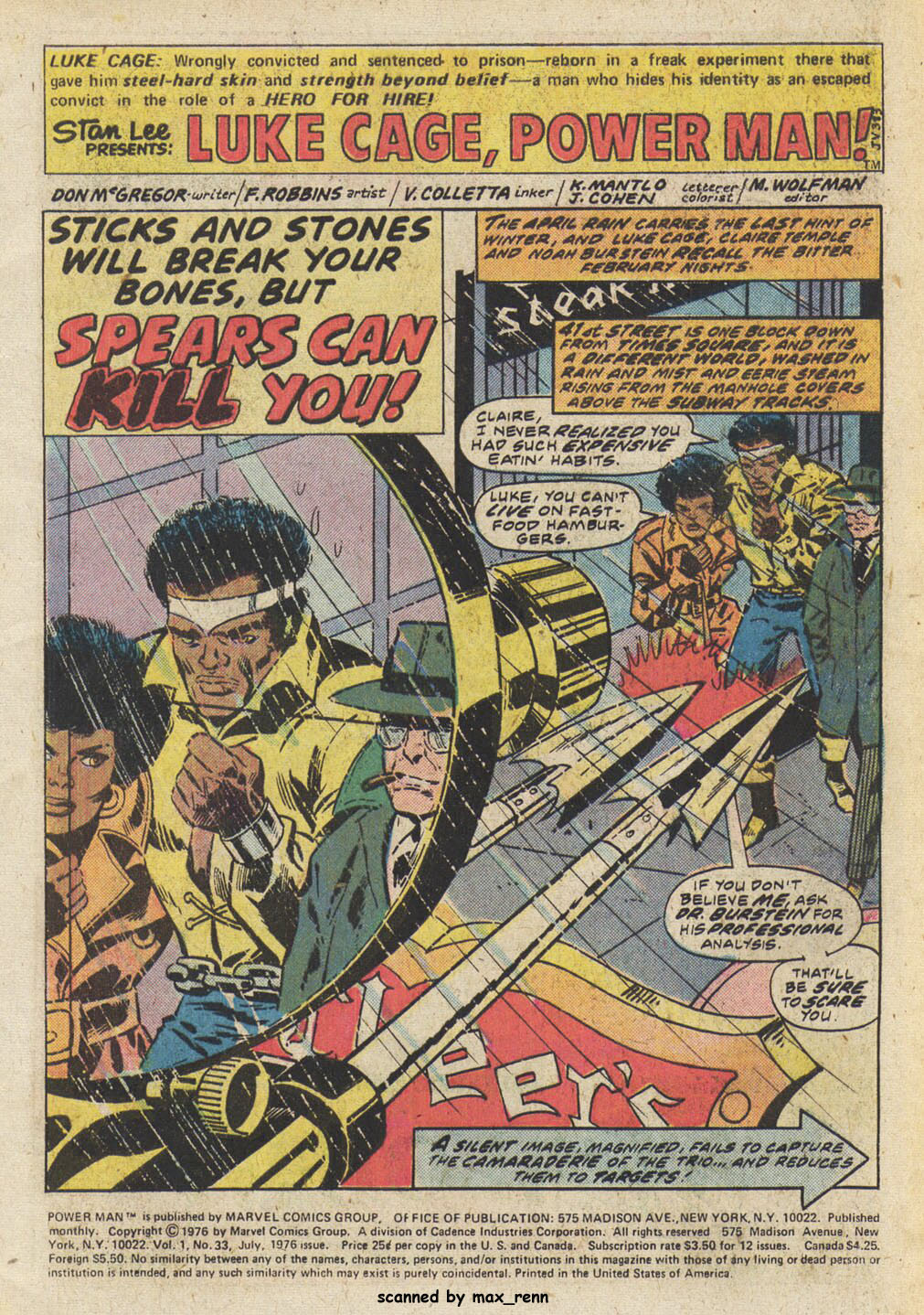 Read online Power Man comic -  Issue #33 - 2