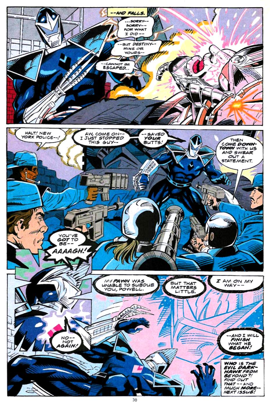 Read online Darkhawk (1991) comic -  Issue #23 - 22