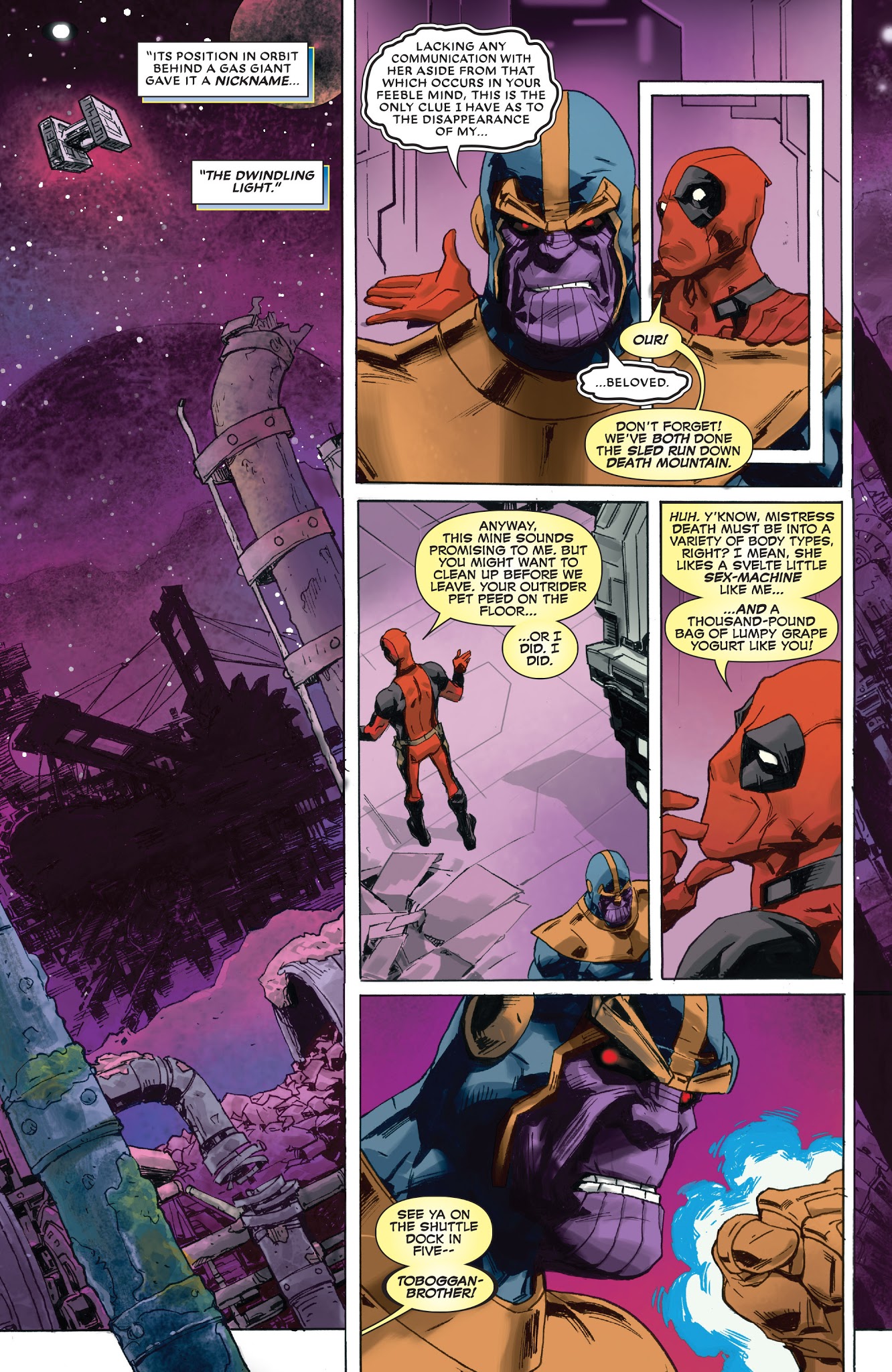 Read online Deadpool vs. Thanos comic -  Issue # _TPB - 31