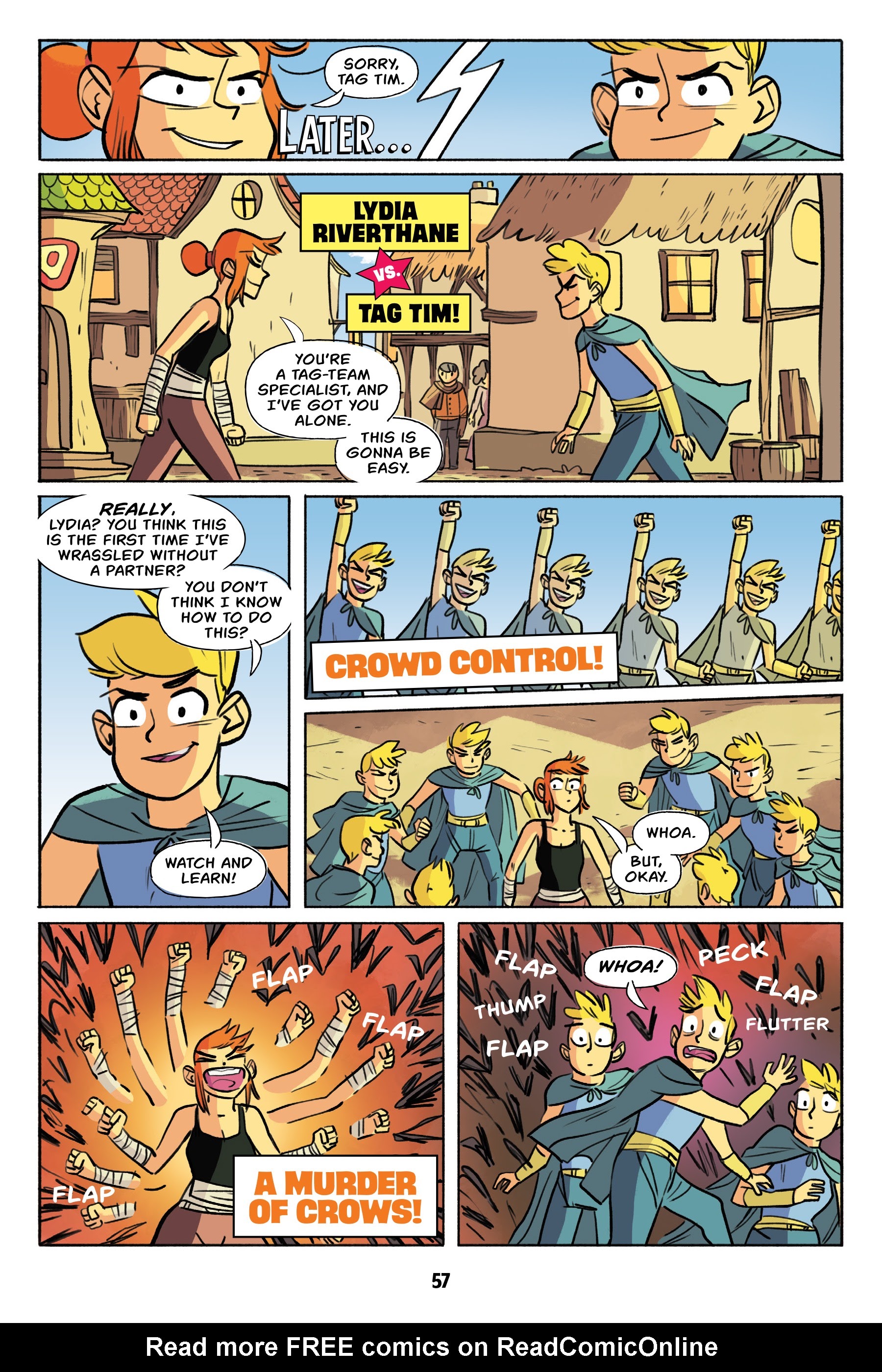 Read online Wrassle Castle comic -  Issue #2 - 57