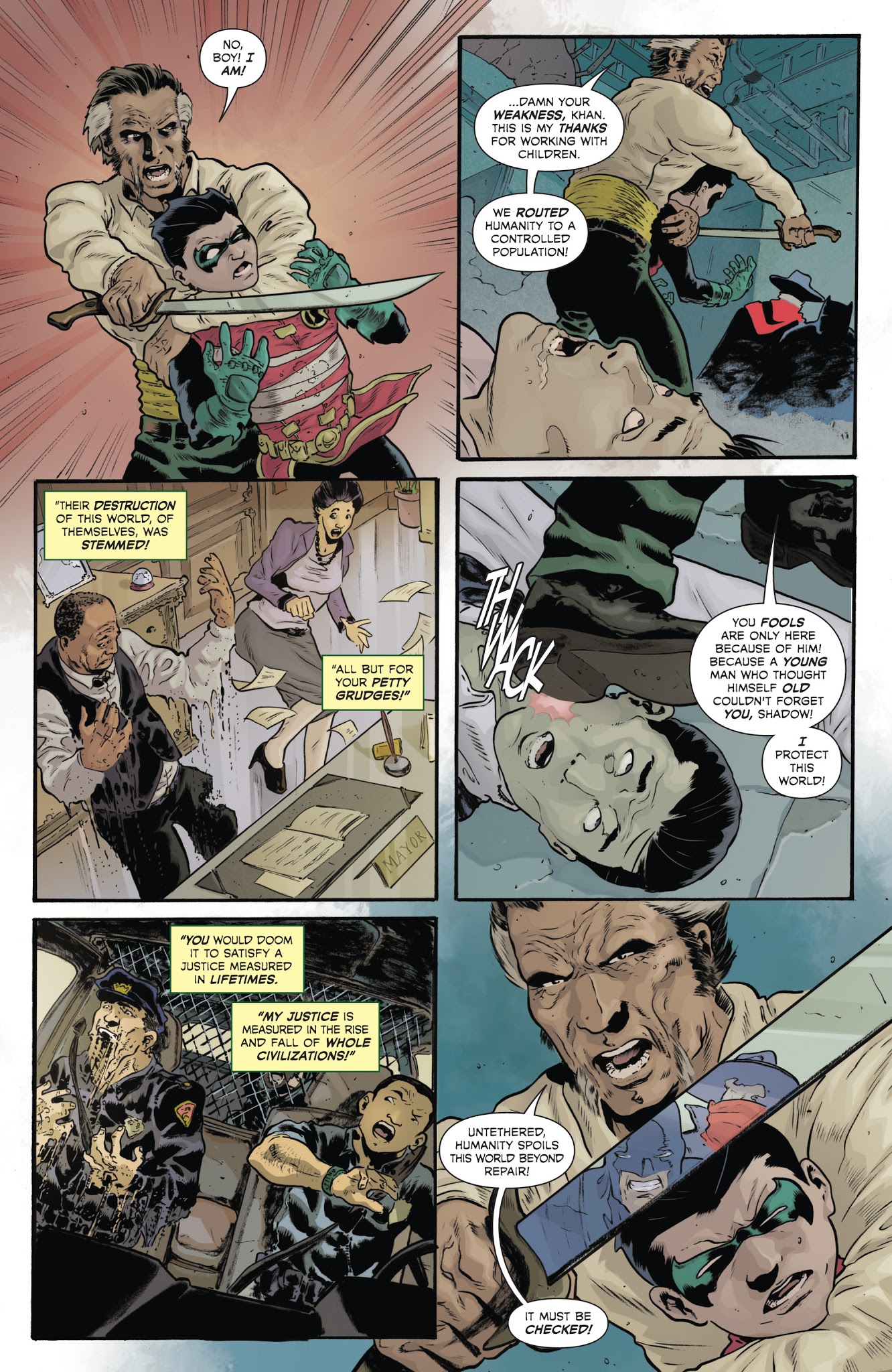 Read online The Shadow/Batman comic -  Issue #6 - 17