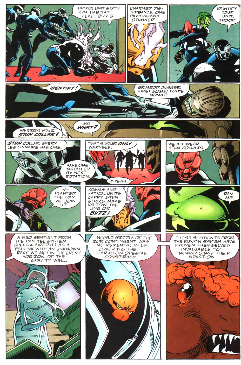 Read online Alien Legion: On the Edge comic -  Issue #3 - 32