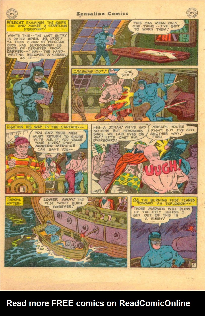 Read online Sensation (Mystery) Comics comic -  Issue #70 - 46