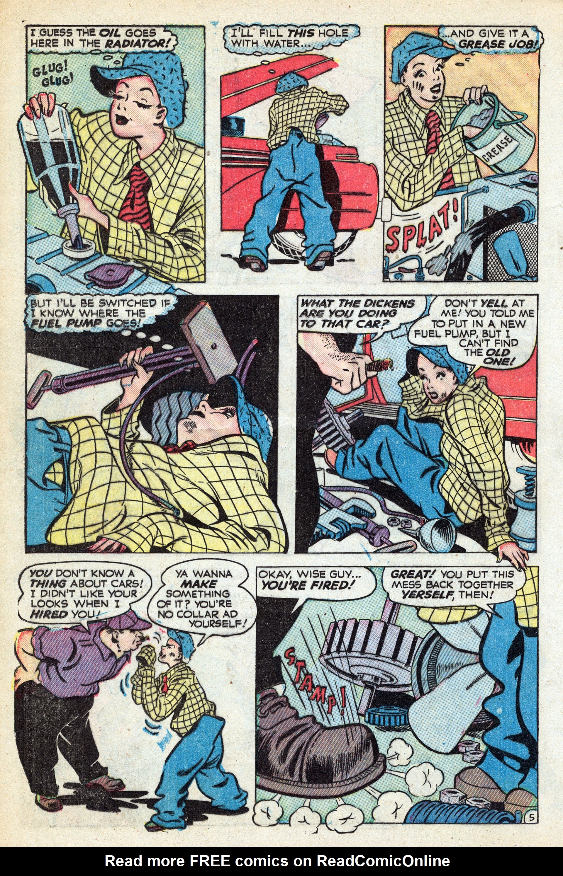 Read online Mitzi's Boy Friend comic -  Issue #5 - 16