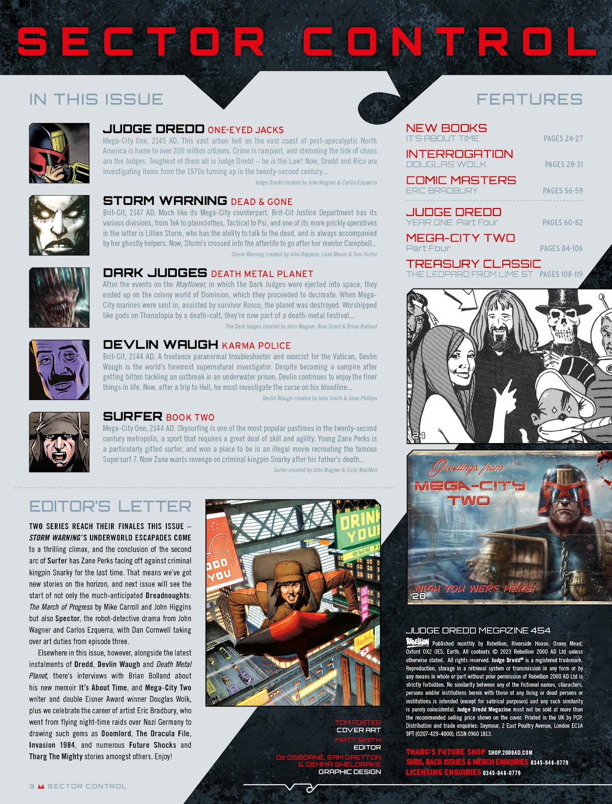 Judge Dredd Megazine (Vol. 5) issue 454 - Page 3