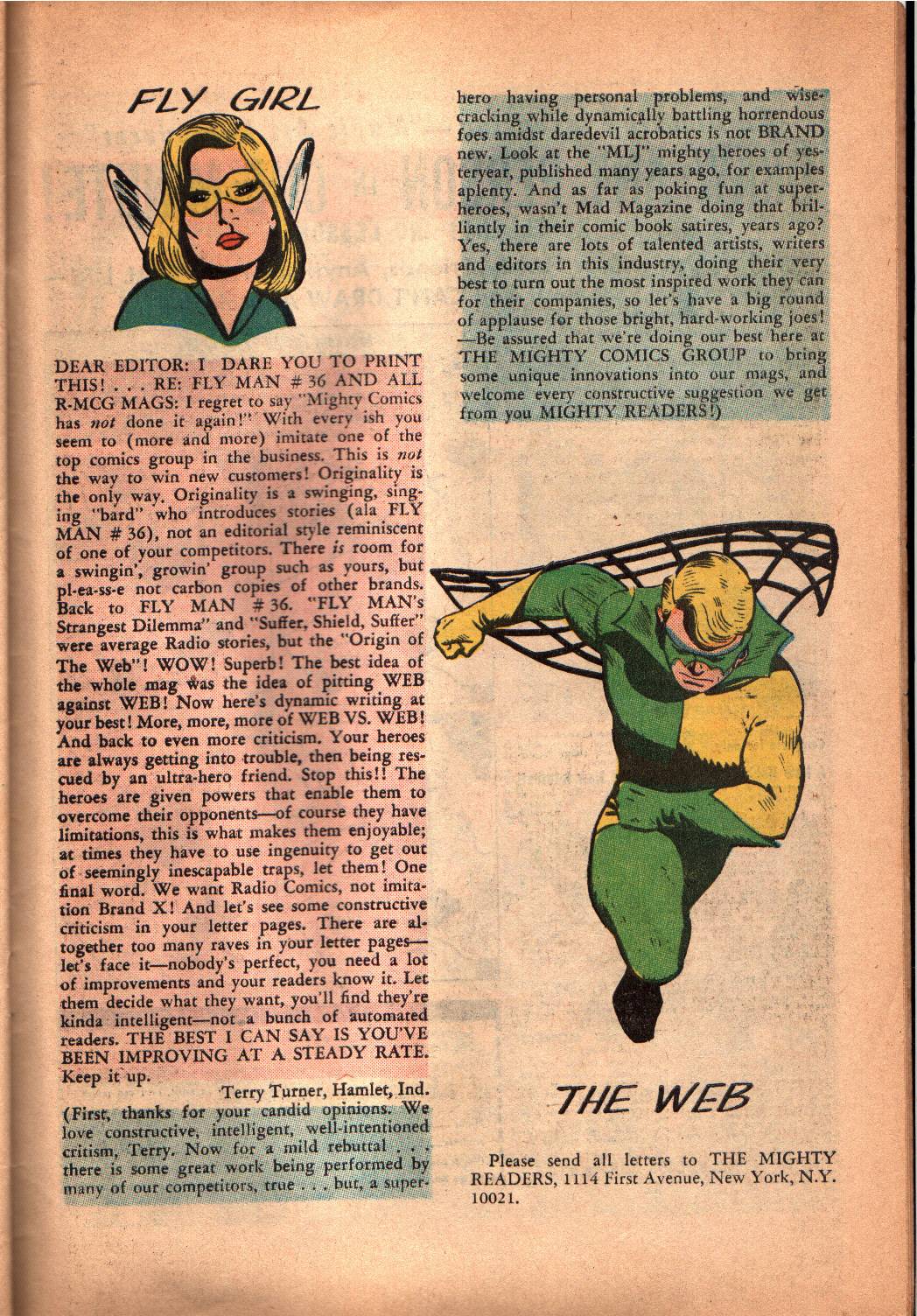 Read online Fly Man comic -  Issue #38 - 22