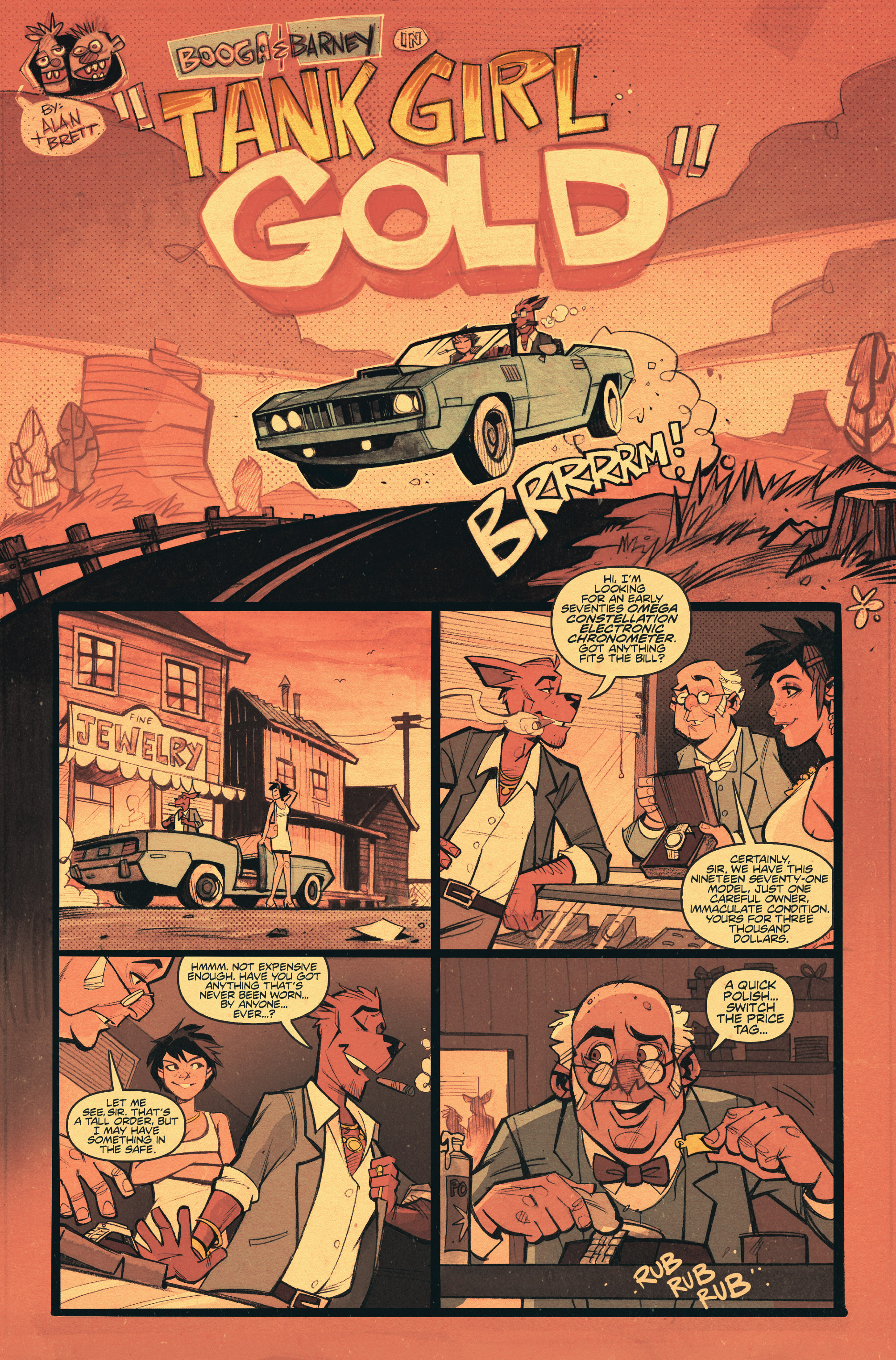 Read online Tank Girl: Gold comic -  Issue #1 - 20