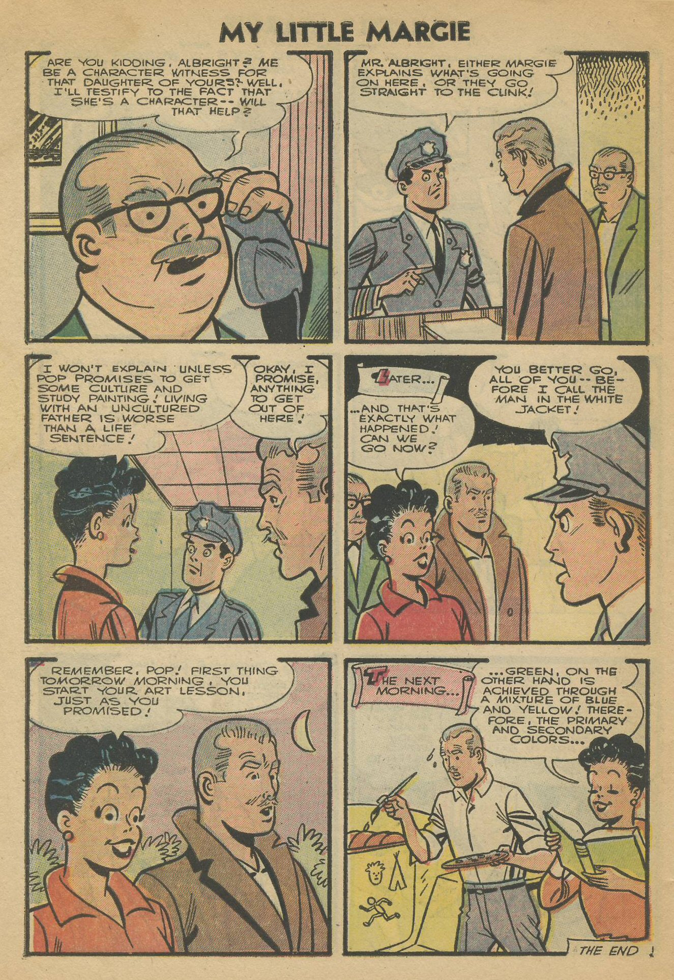 Read online My Little Margie (1954) comic -  Issue #12 - 30