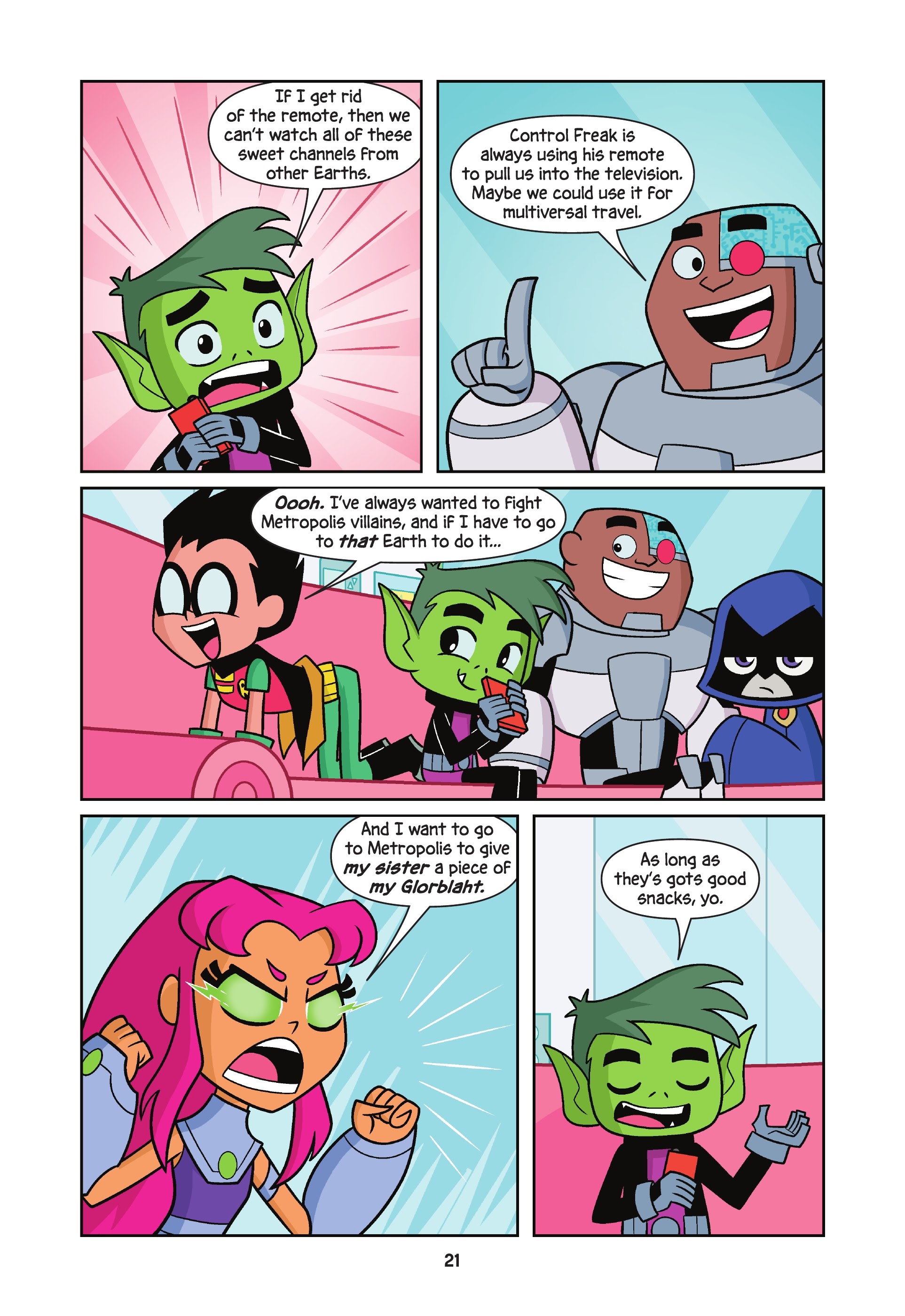 Read online Teen Titans Go!/DC Super Hero Girls: Exchange Students comic -  Issue # TPB (Part 1) - 20