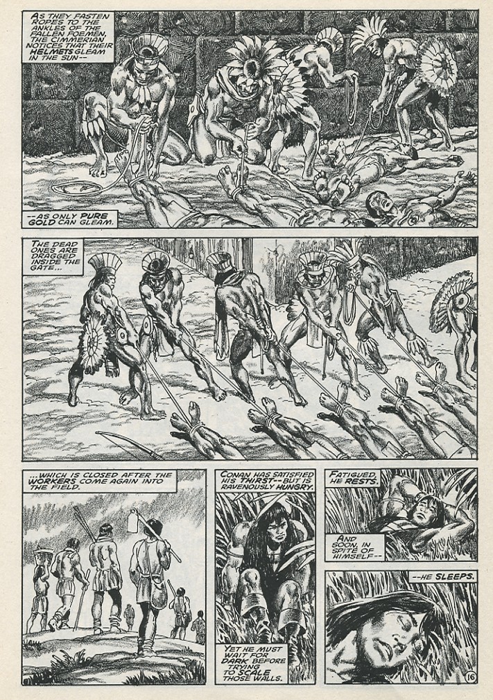 Read online The Savage Sword Of Conan comic -  Issue #223 - 18