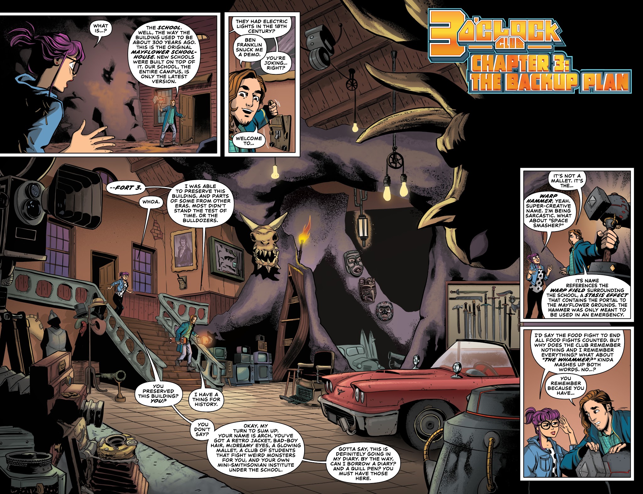 Read online Three O'Clock Club comic -  Issue #3 - 4