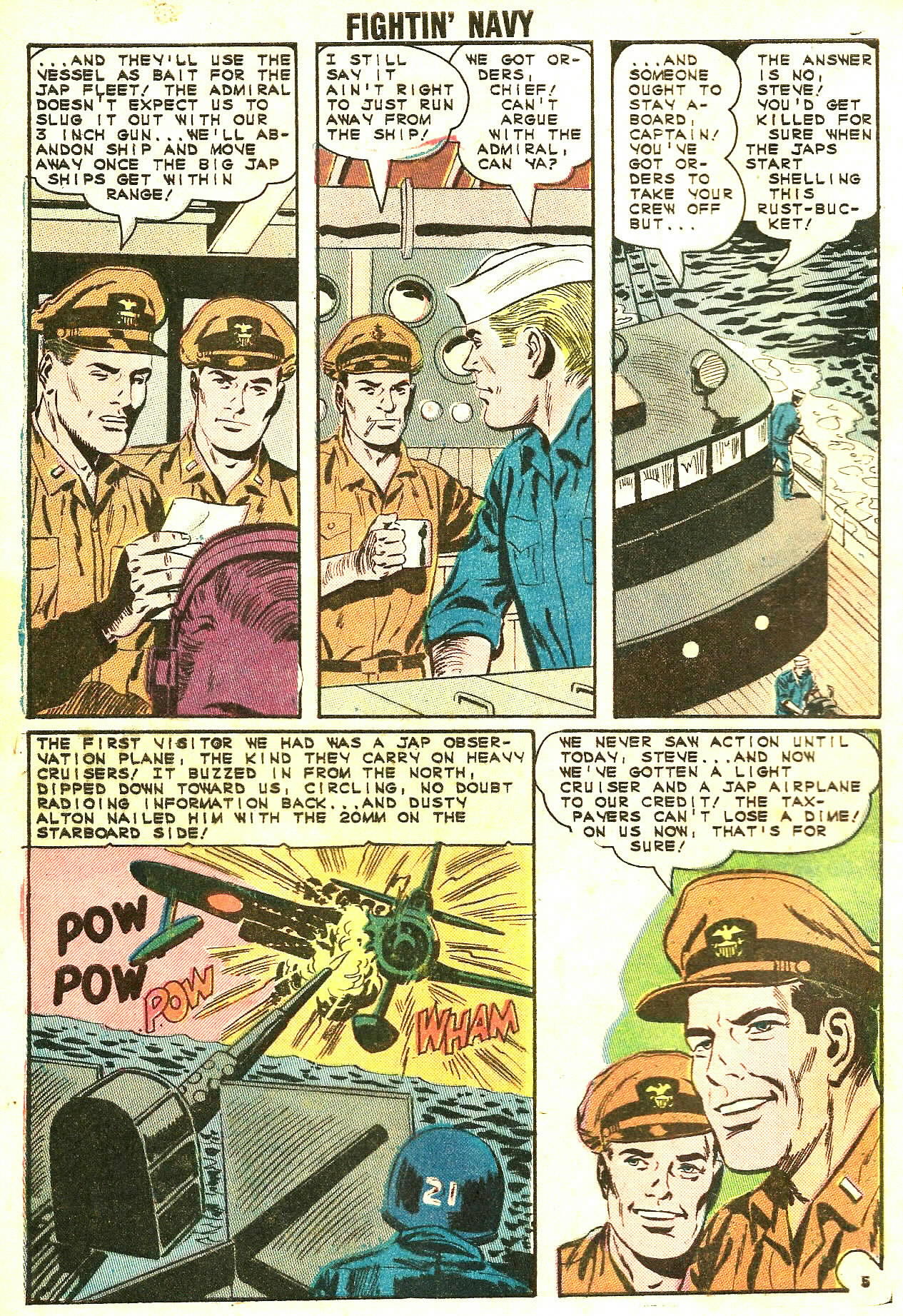 Read online Fightin' Navy comic -  Issue #118 - 8