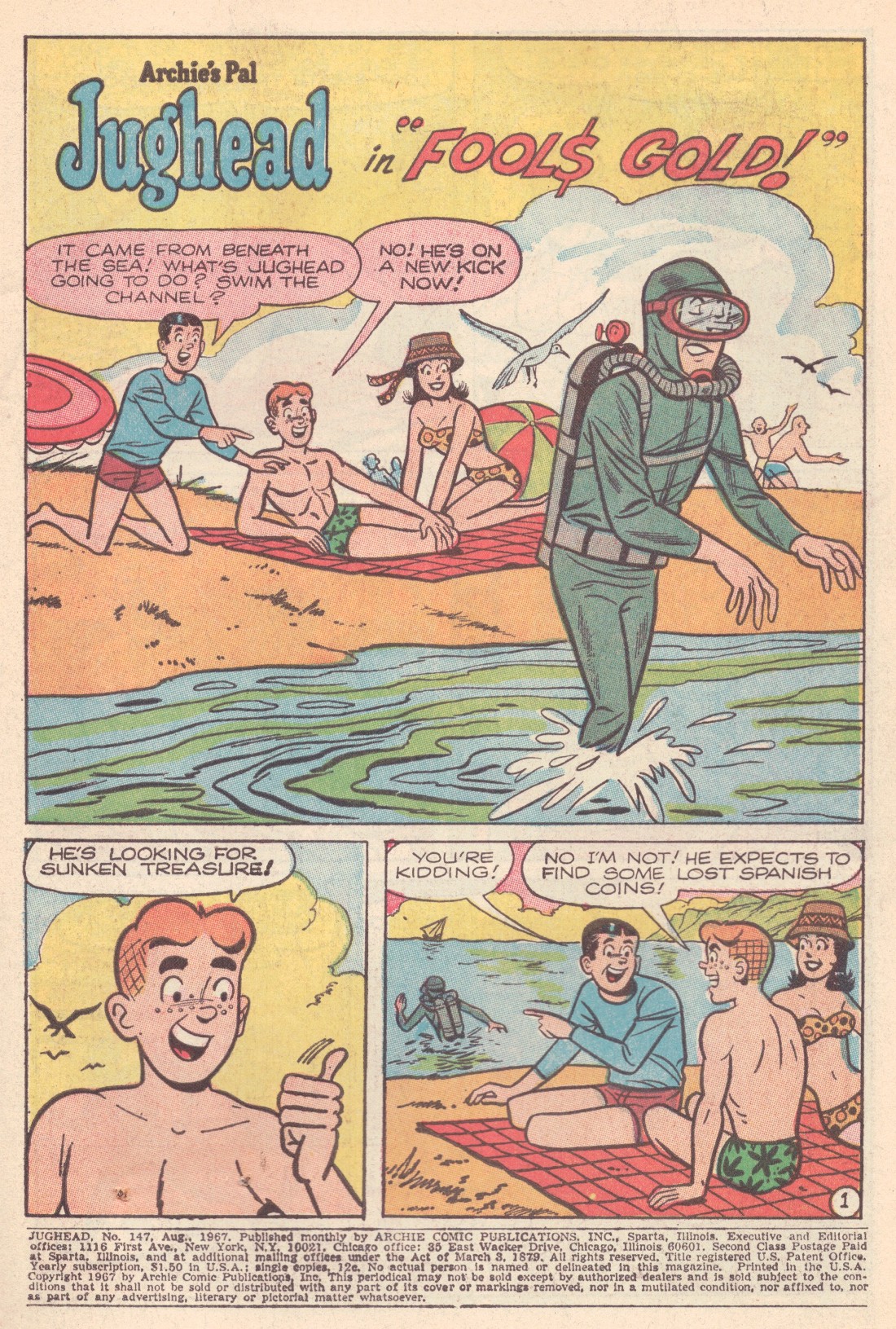 Read online Jughead (1965) comic -  Issue #147 - 3