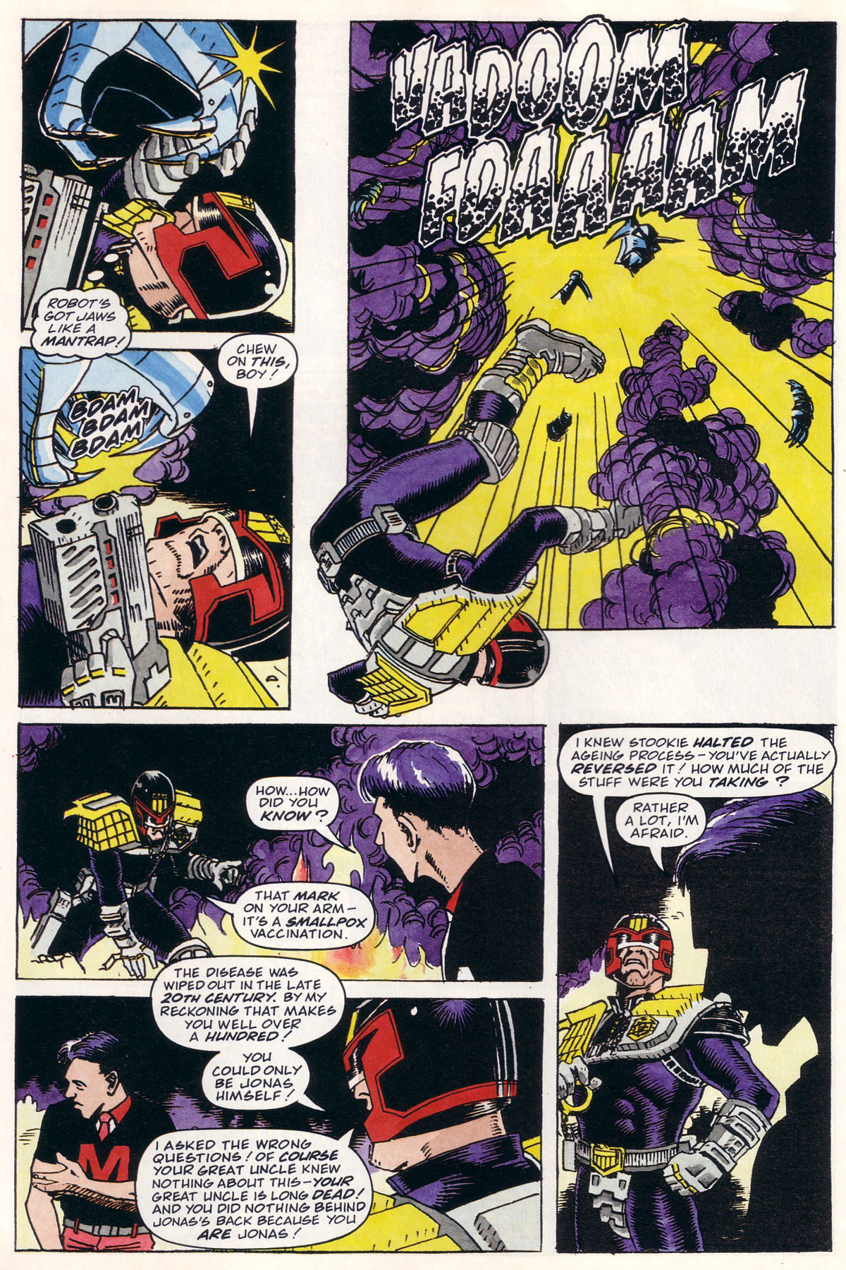Read online Judge Dredd Lawman of the Future comic -  Issue #1 - 12