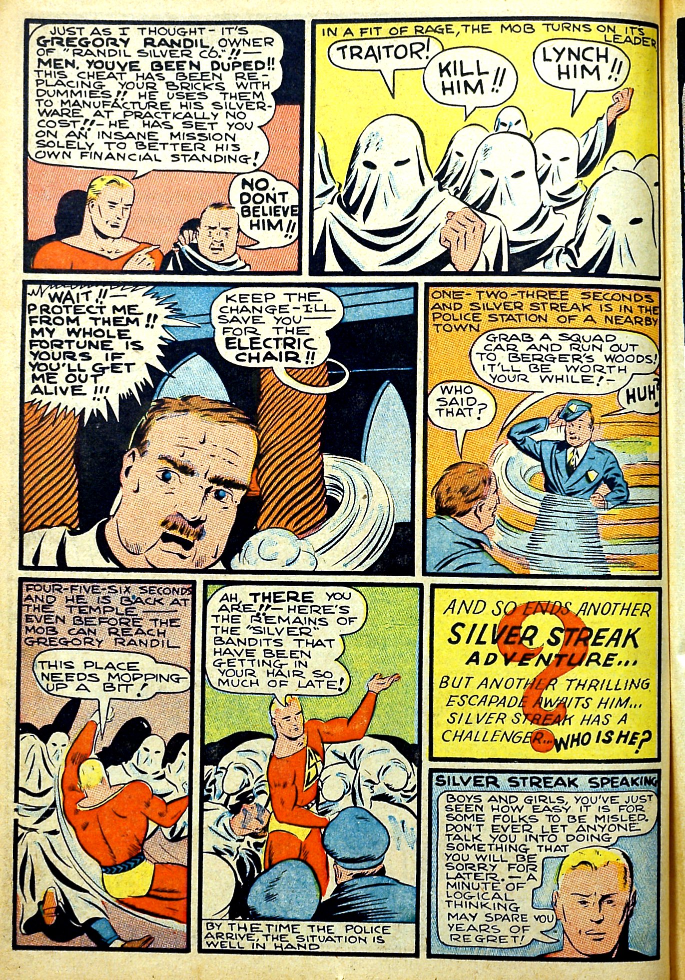 Read online Silver Streak Comics comic -  Issue #22 - 24