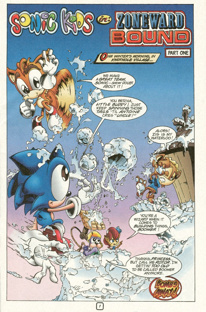 Read online Sonic Super Special comic -  Issue #9 - Sonic Kids are back - 4