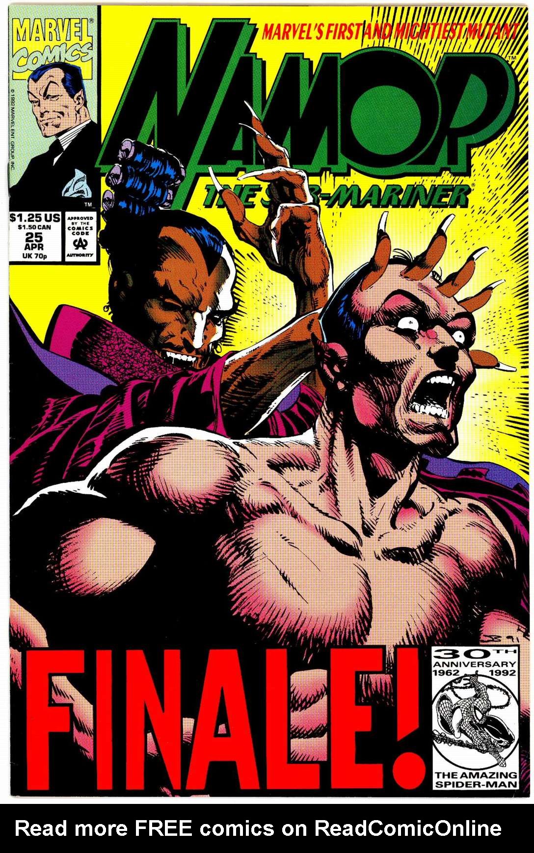 Read online Namor, The Sub-Mariner comic -  Issue #25 - 1