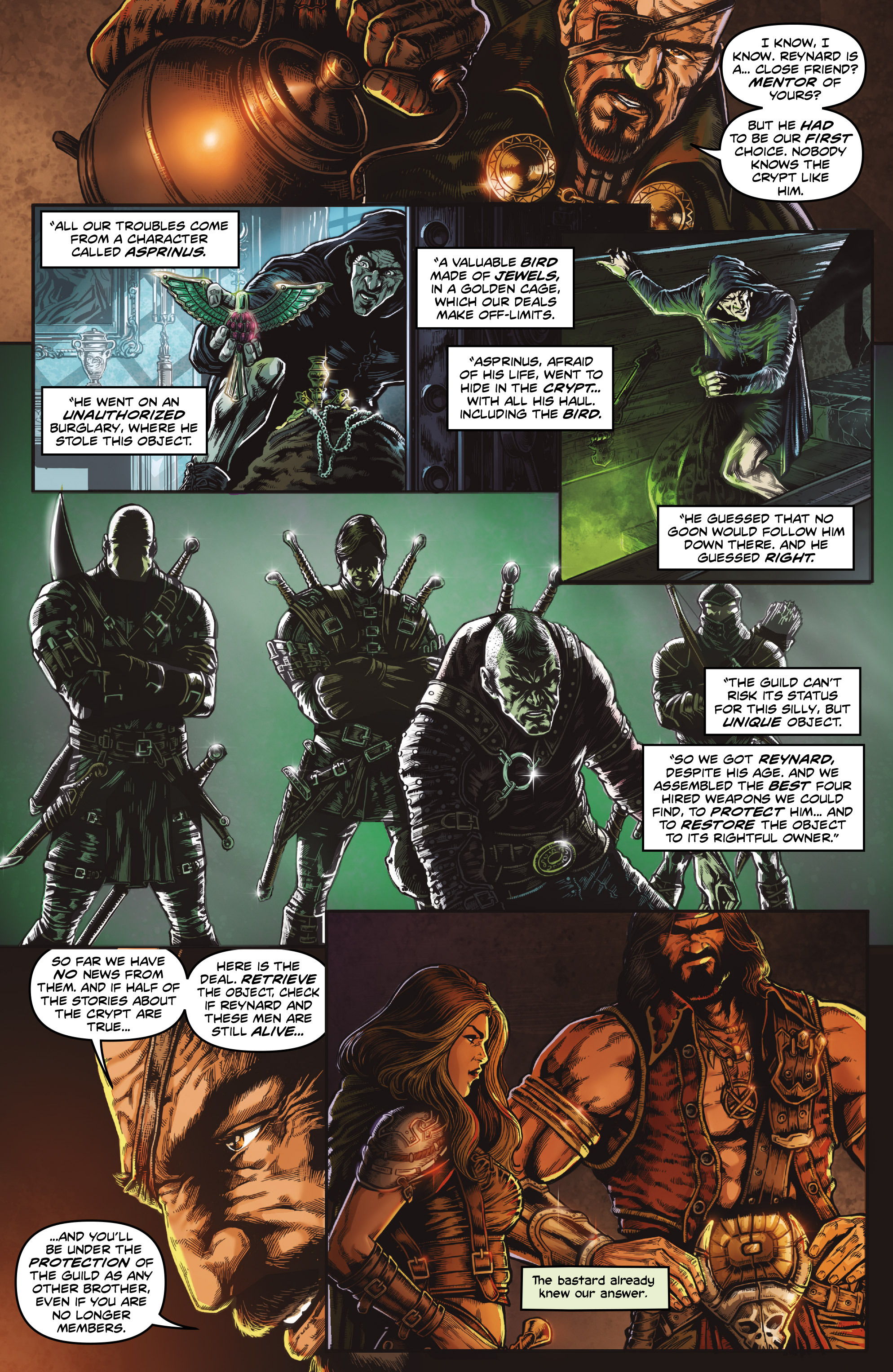 Read online Rogues!: The Burning Heart comic -  Issue #4 - 7