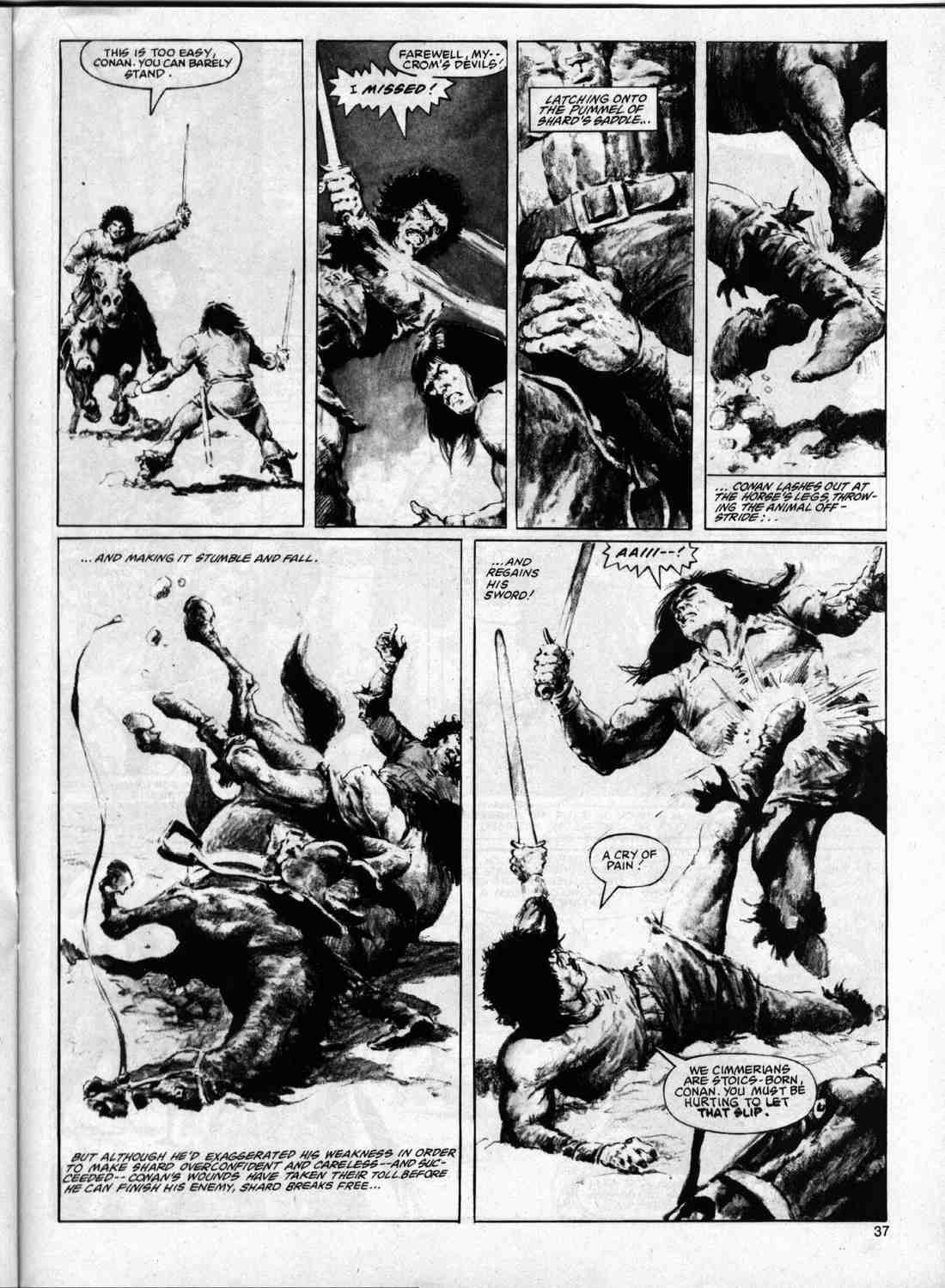 Read online The Savage Sword Of Conan comic -  Issue #74 - 36