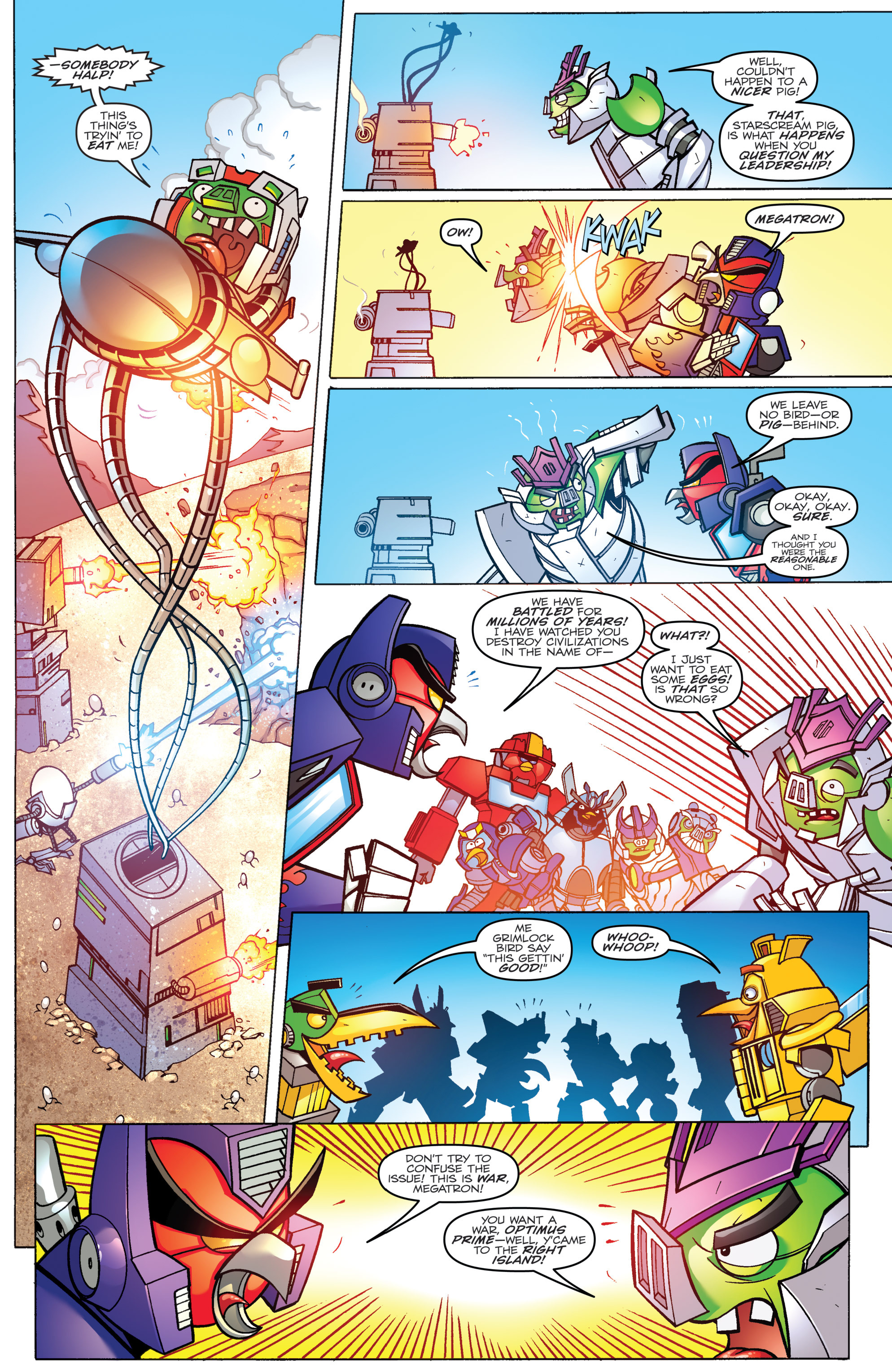Read online Angry Birds Transformers comic -  Issue #3 - 6