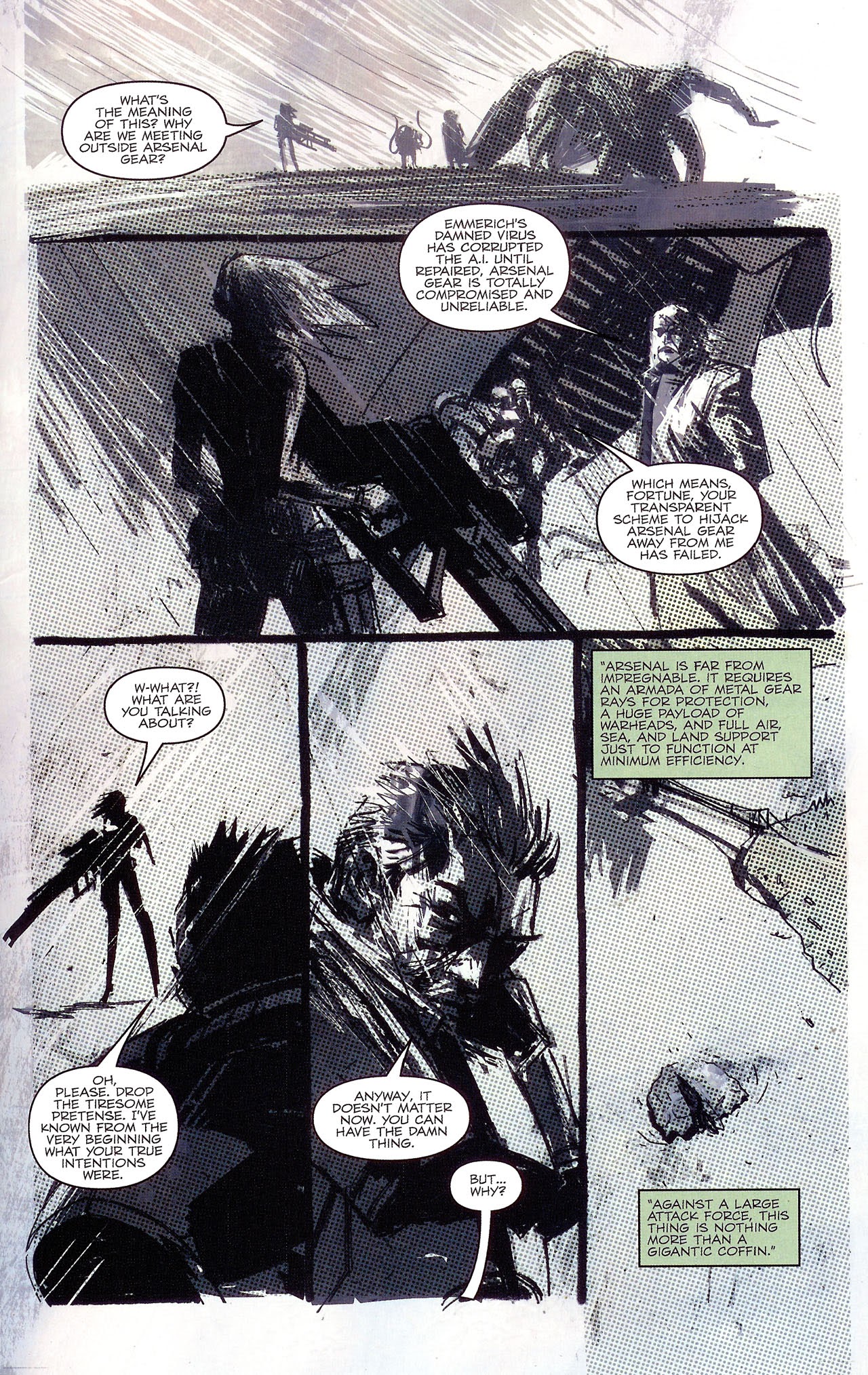 Read online Metal Gear Solid: Sons of Liberty comic -  Issue #11 - 17