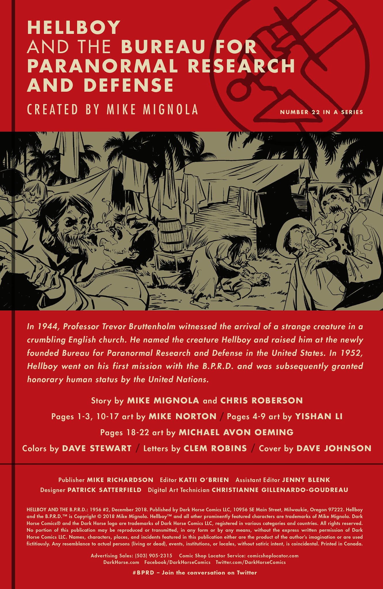 Read online Hellboy and the B.P.R.D. 1956 comic -  Issue #2 - 2