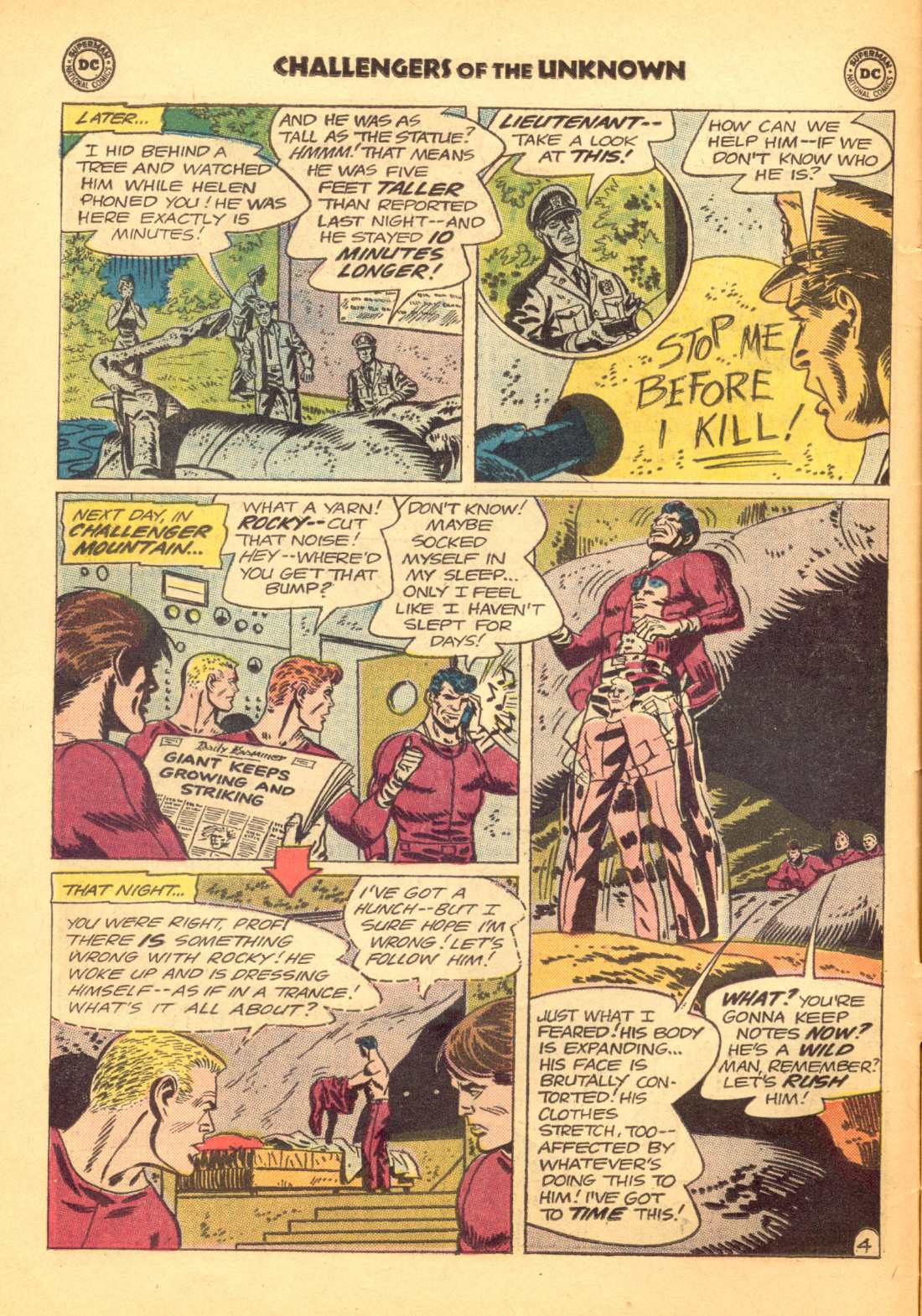 Read online Challengers of the Unknown (1958) comic -  Issue #36 - 6