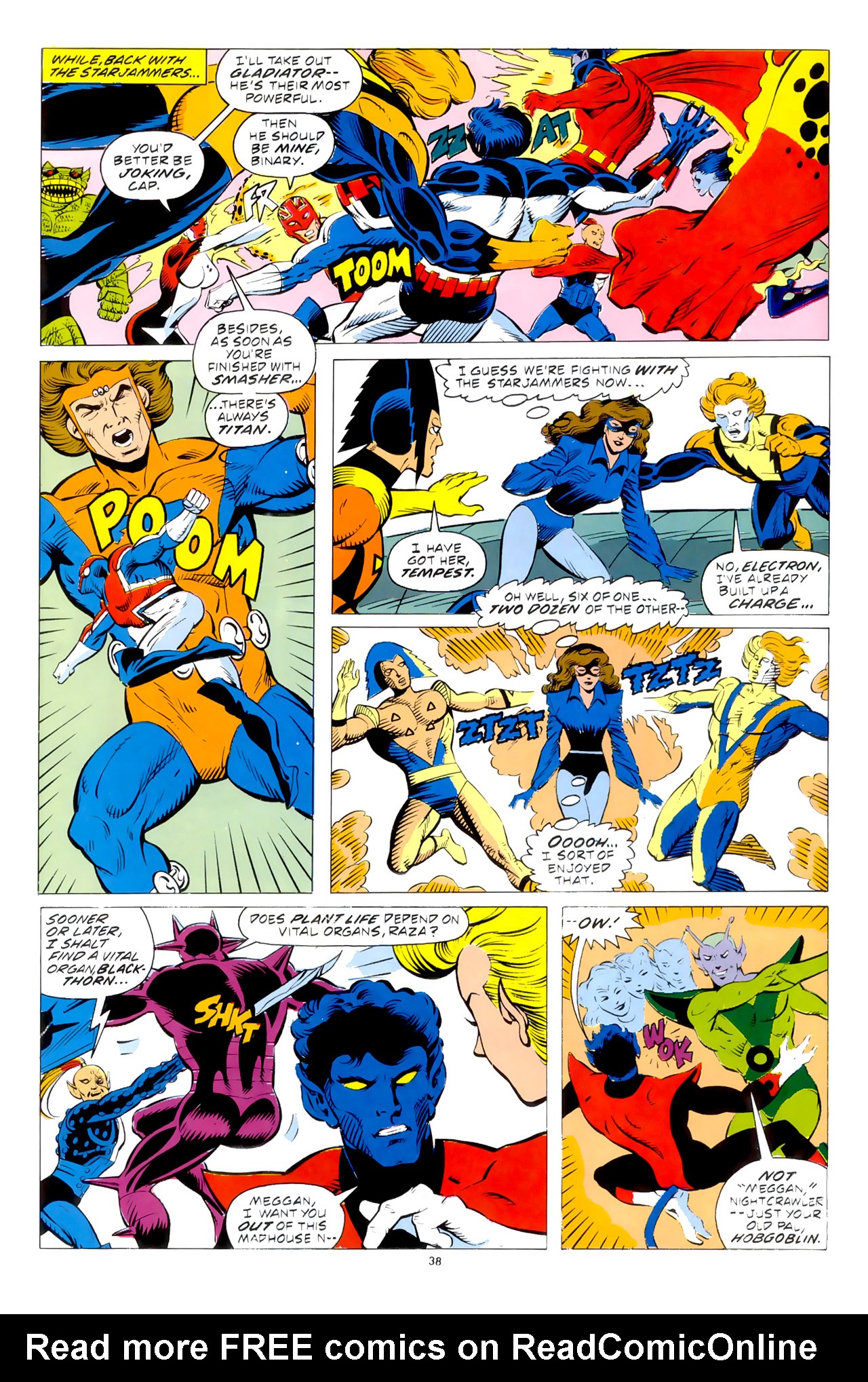 Read online X-Men Spotlight On...Starjammers comic -  Issue #2 - 40