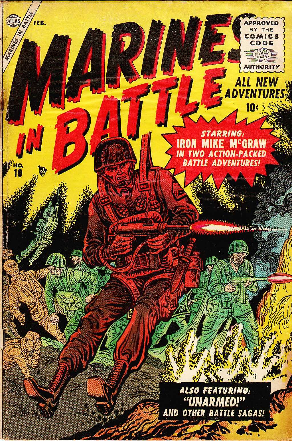 Read online Marines in Battle comic -  Issue #10 - 1