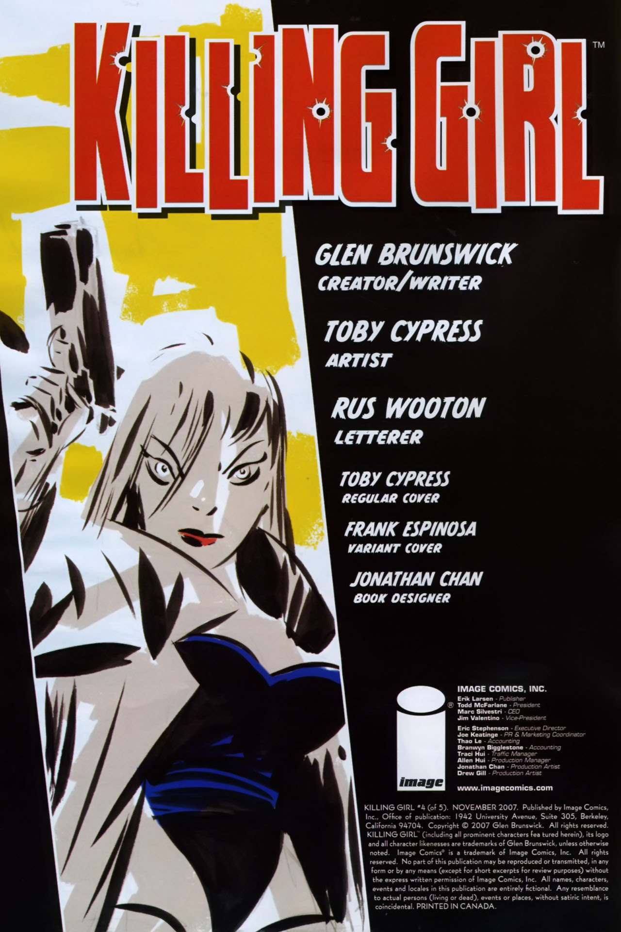 Read online Killing Girl comic -  Issue #4 - 3