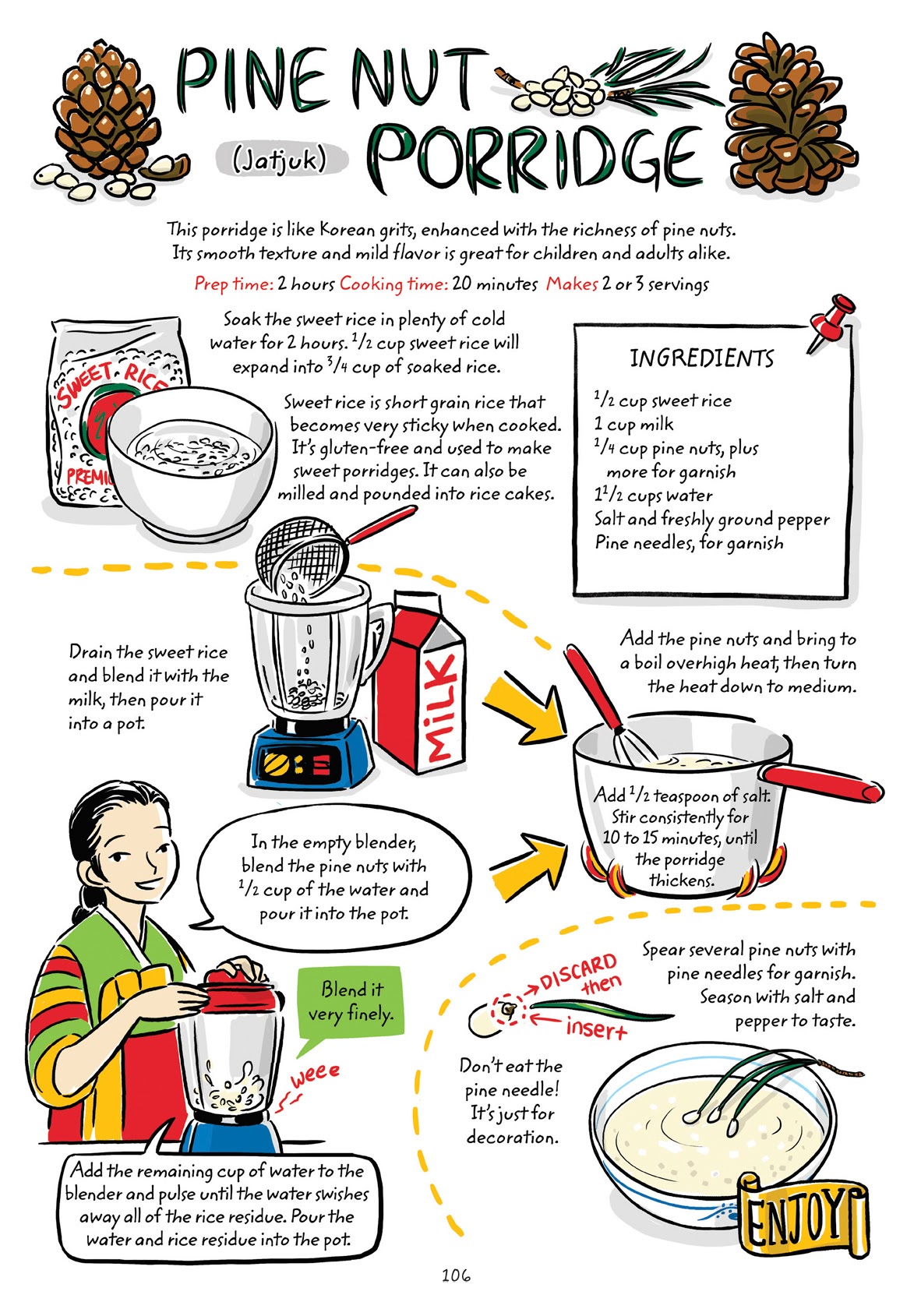 Read online Cook Korean! A Comic Book With Recipes comic -  Issue # TPB (Part 2) - 7