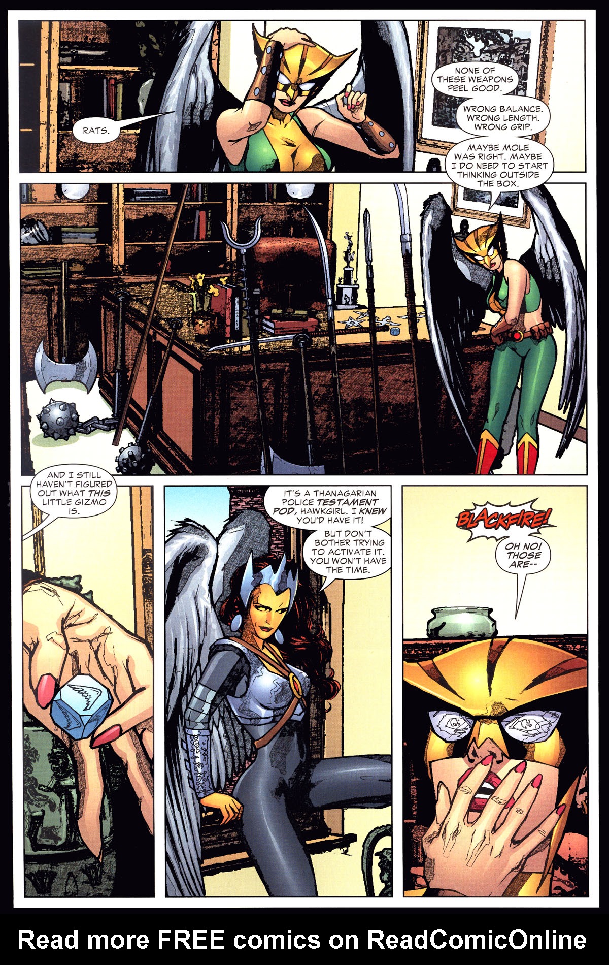 Read online Hawkgirl comic -  Issue #59 - 17