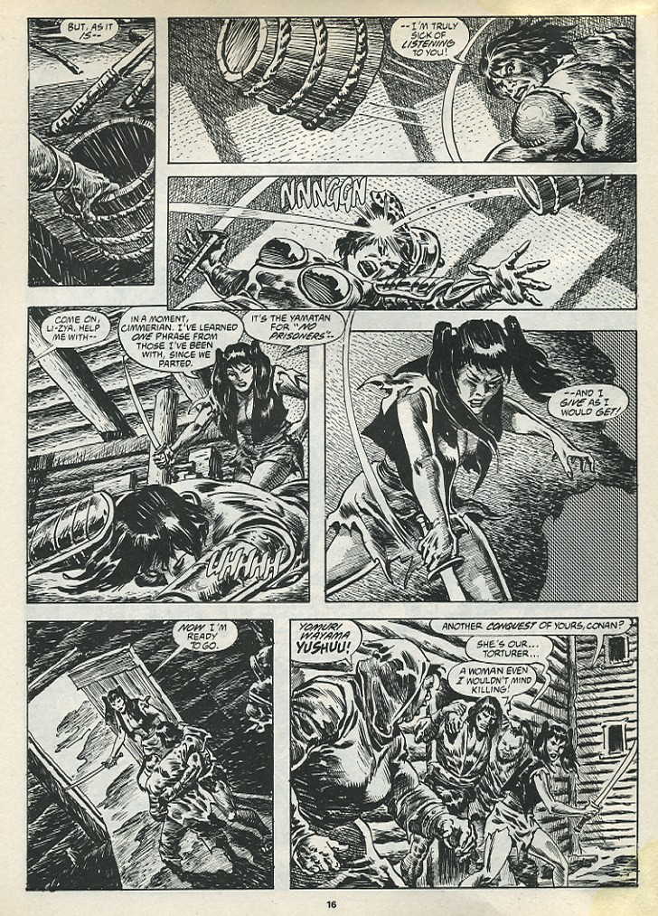 Read online The Savage Sword Of Conan comic -  Issue #195 - 18