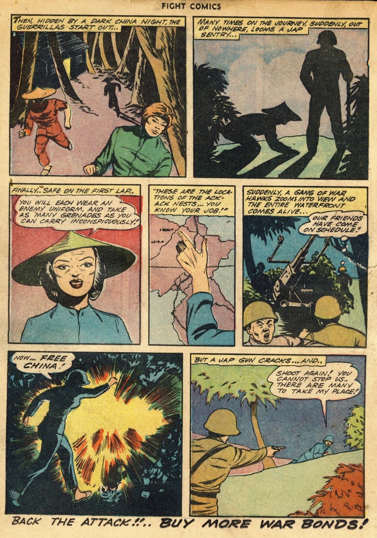 Read online Fight Comics comic -  Issue #30 - 36