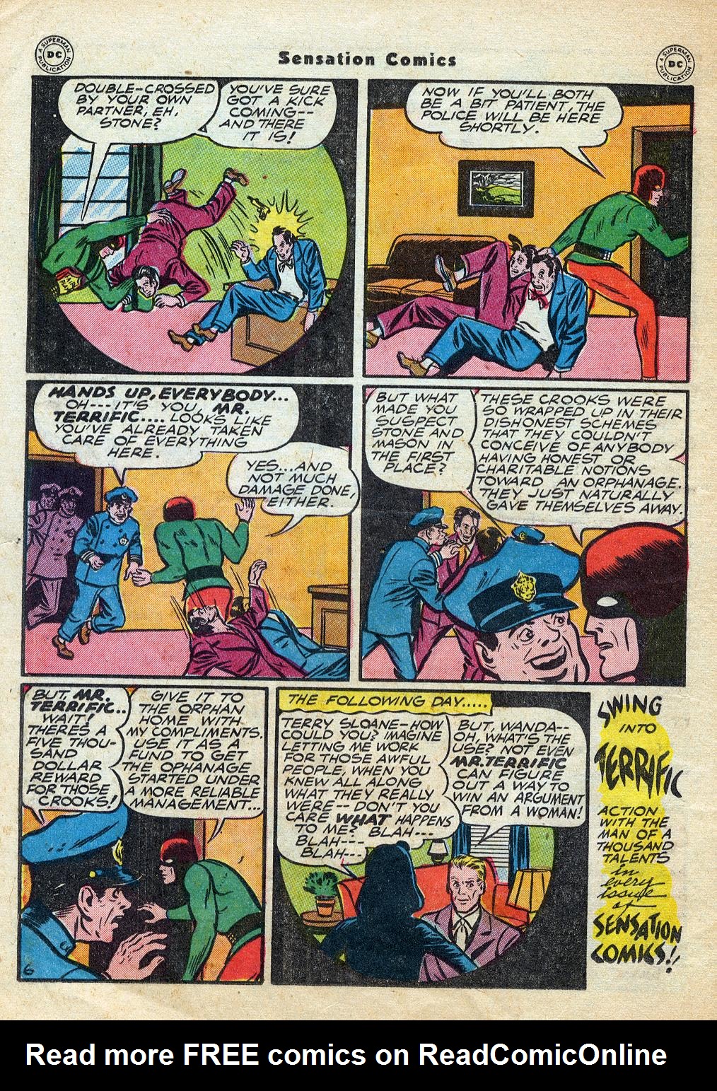 Read online Sensation (Mystery) Comics comic -  Issue #60 - 38