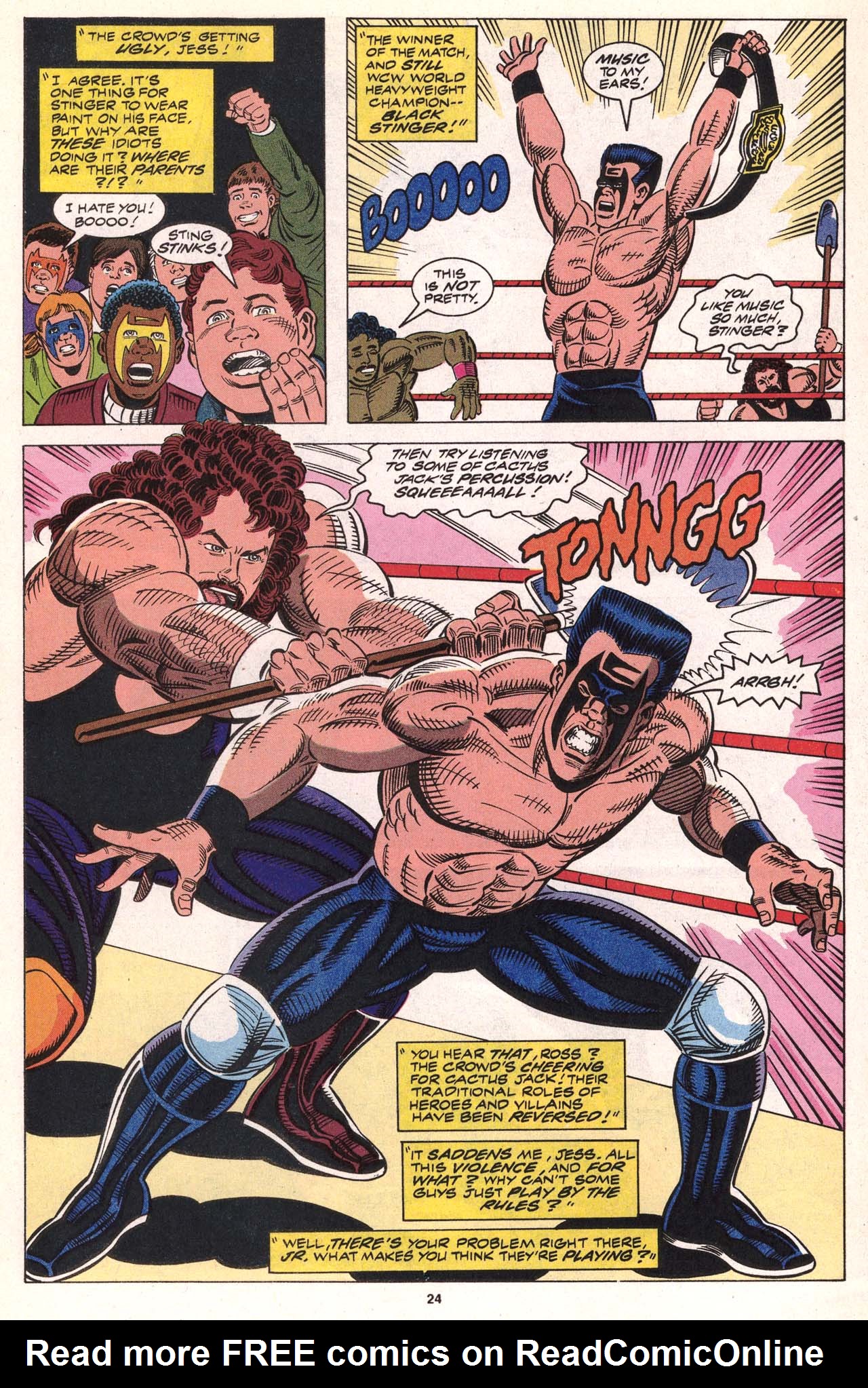 Read online WCW World Championship Wrestling comic -  Issue #10 - 25
