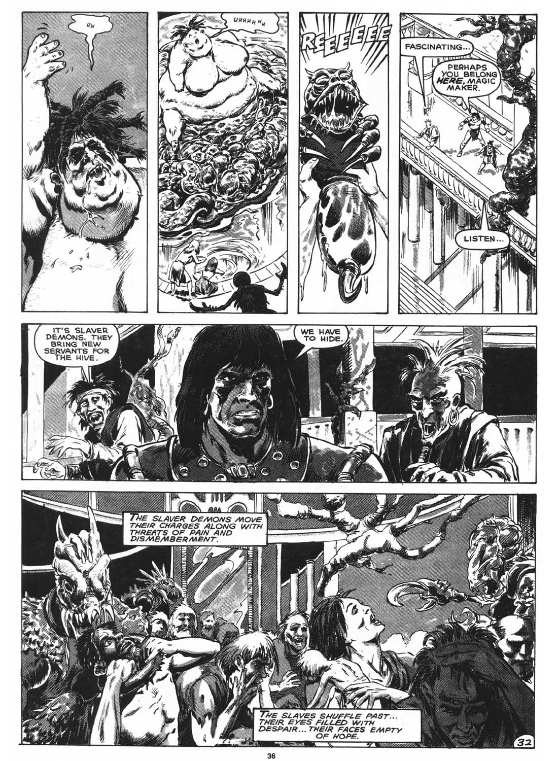 Read online The Savage Sword Of Conan comic -  Issue #161 - 35