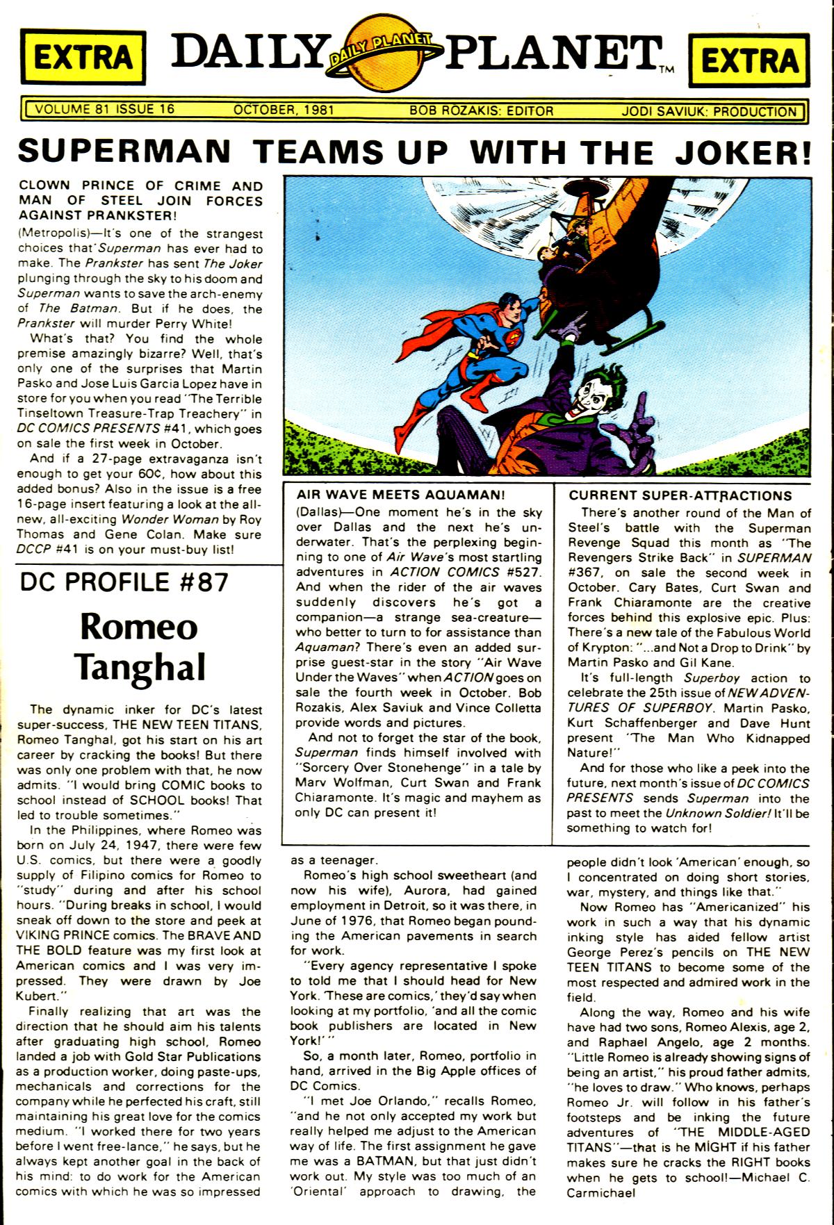 Read online The Superman Family comic -  Issue #214 - 51