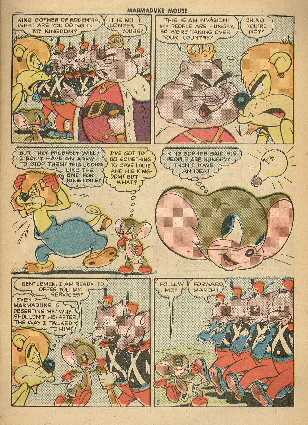 Read online Marmaduke Mouse comic -  Issue #13 - 7