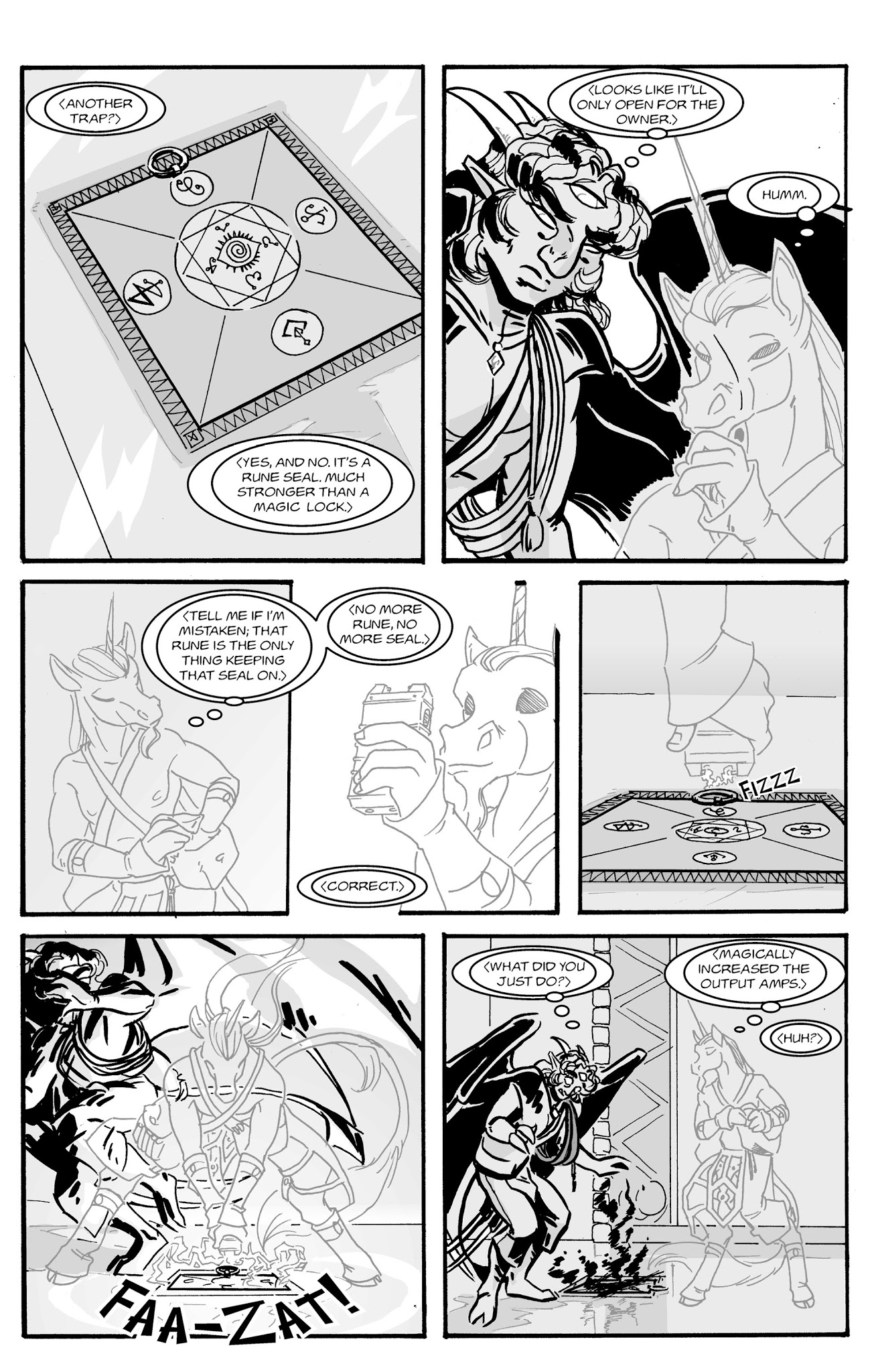 Read online Bureau of Mana Investigation comic -  Issue #6 - 12